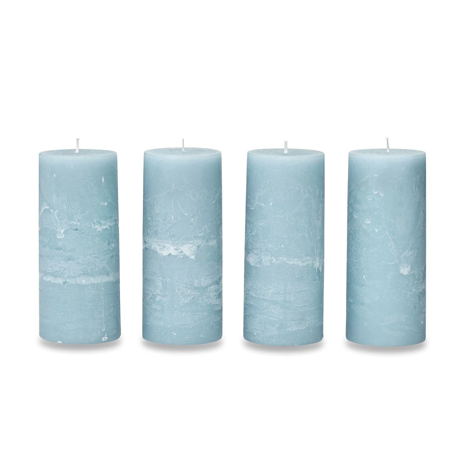 Mirabeau Stumpenkerze Kerze 4er Set Homel blau (4er Set, 4er Set), none