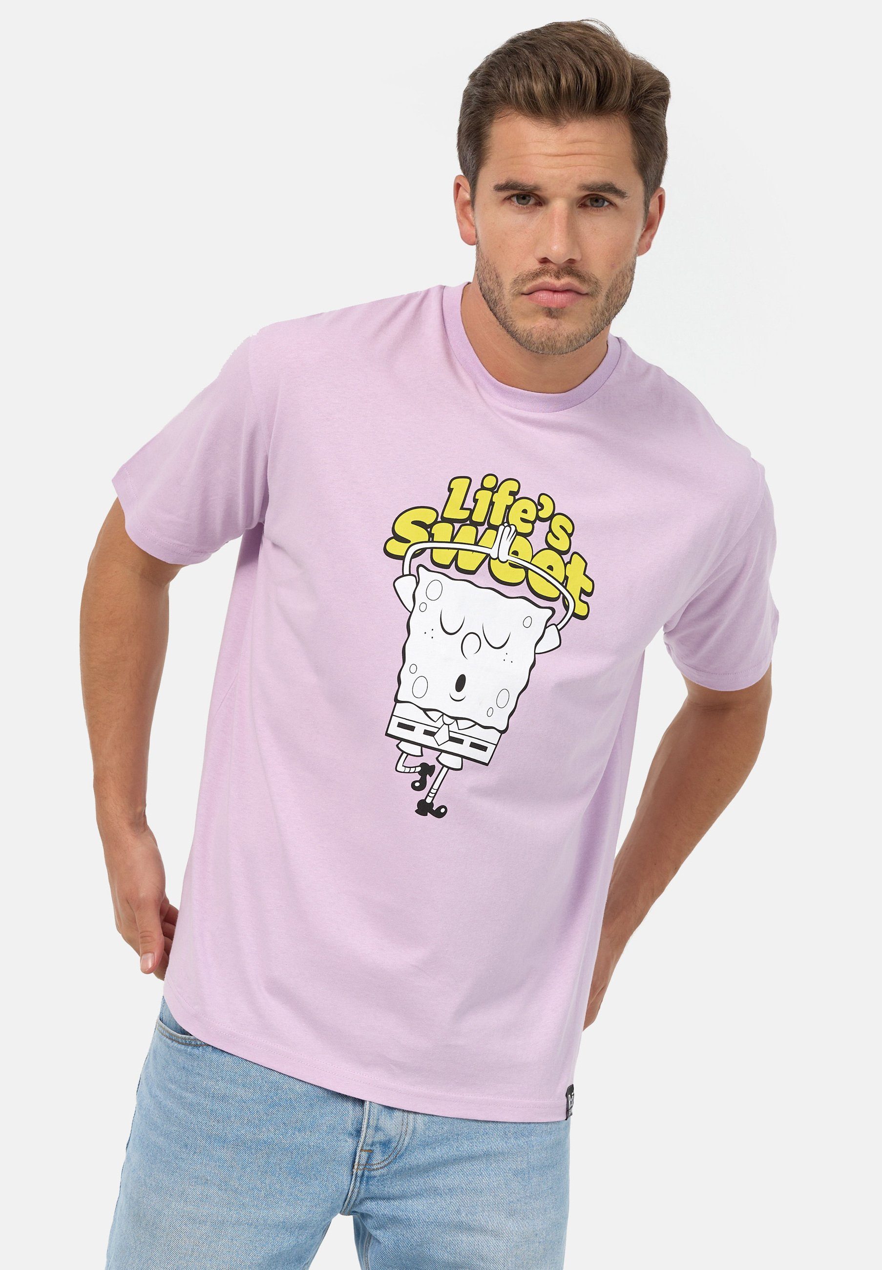 Bio-Baumwolle SpongeBob GOTS T-Shirt Sweet Recovered Lifes Relaxed zertifizierte