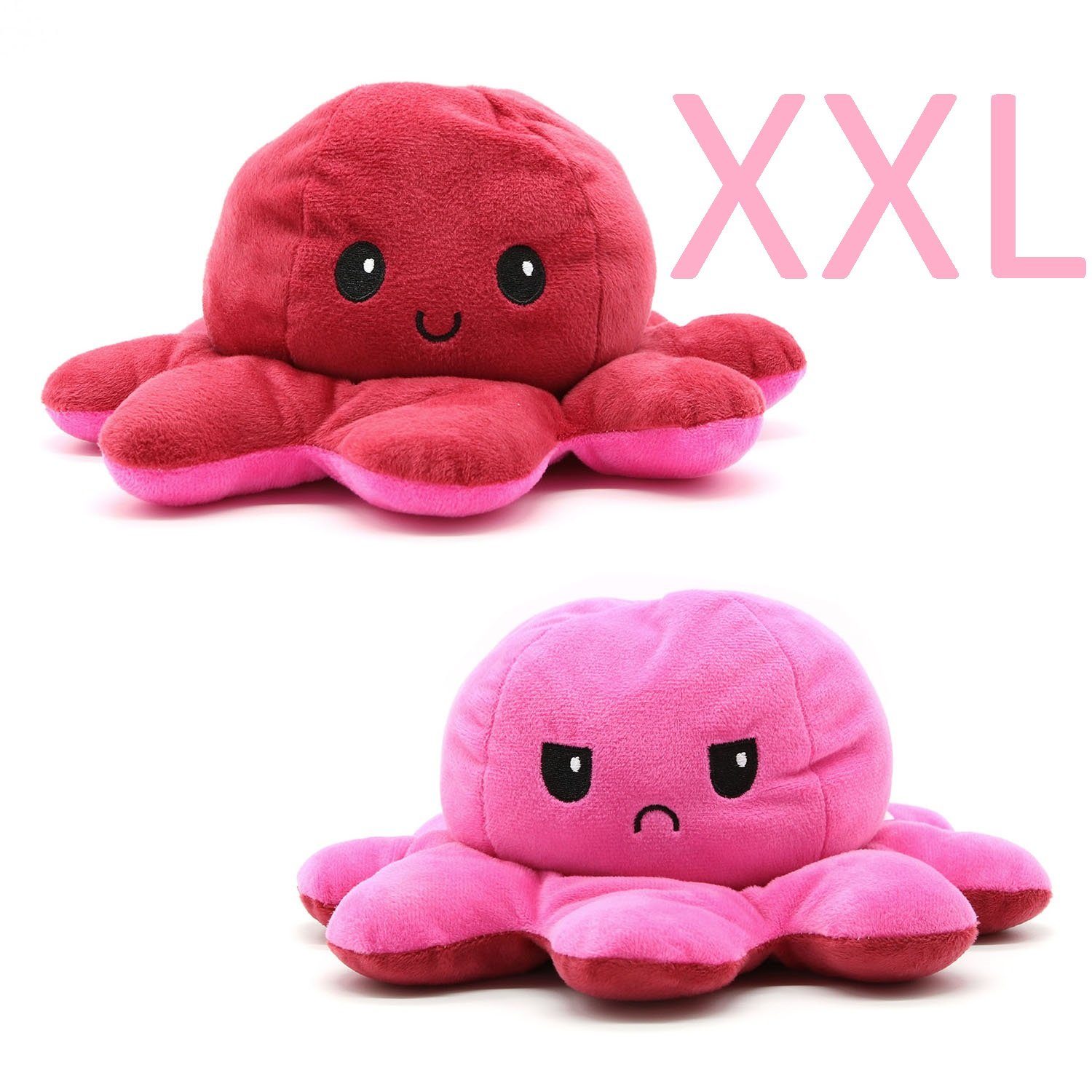 soma Kuscheltier XXL Oktopus Reversible Kuscheltier Wende Plüschtier