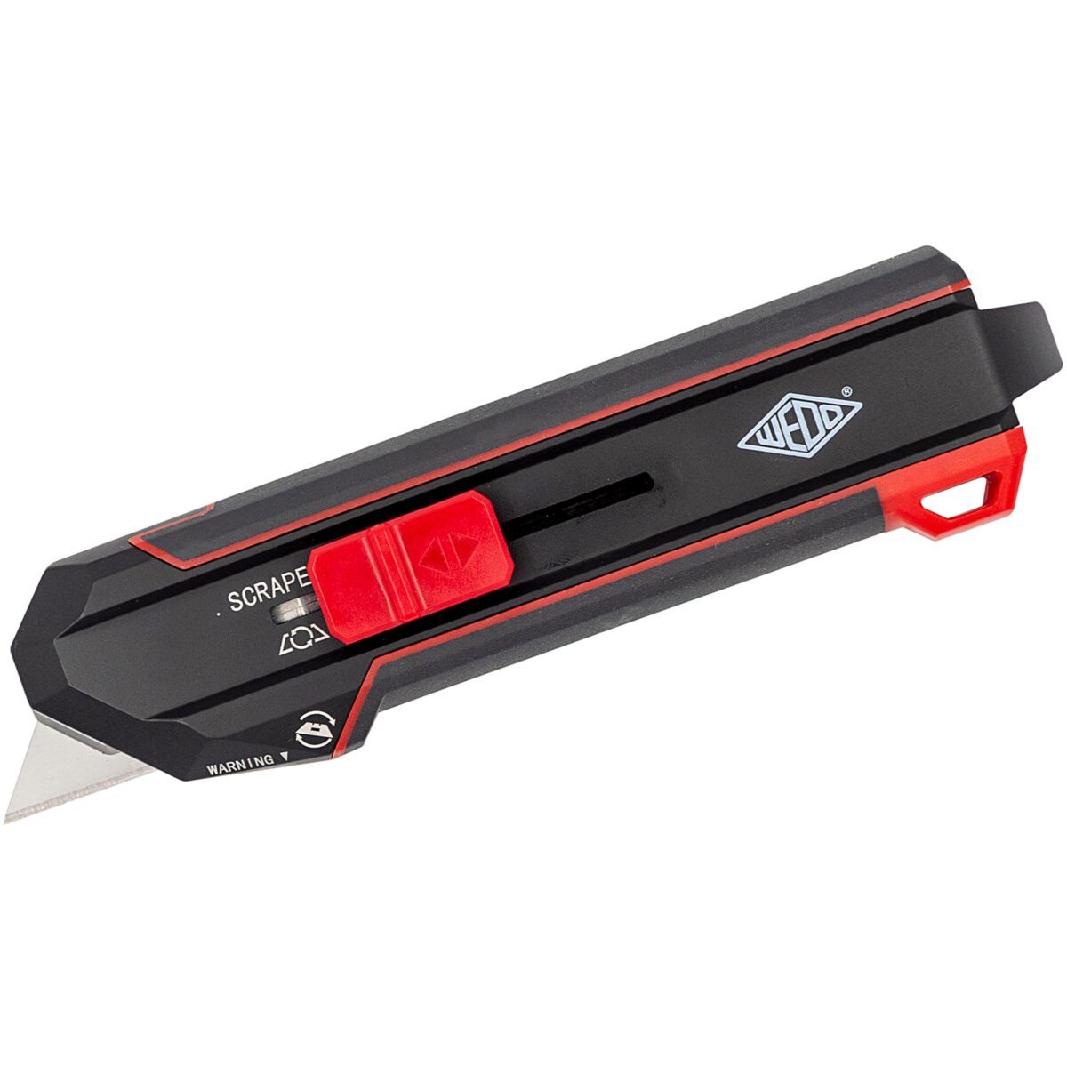 Cutter Cutter Schaber Premium 2in1 mit Klingendrehfunktion schwarz/rot