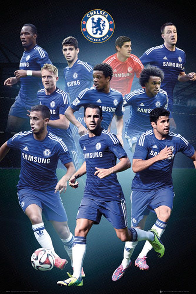 Poster Fußball - Poster - Chelsea - Collage 14/15