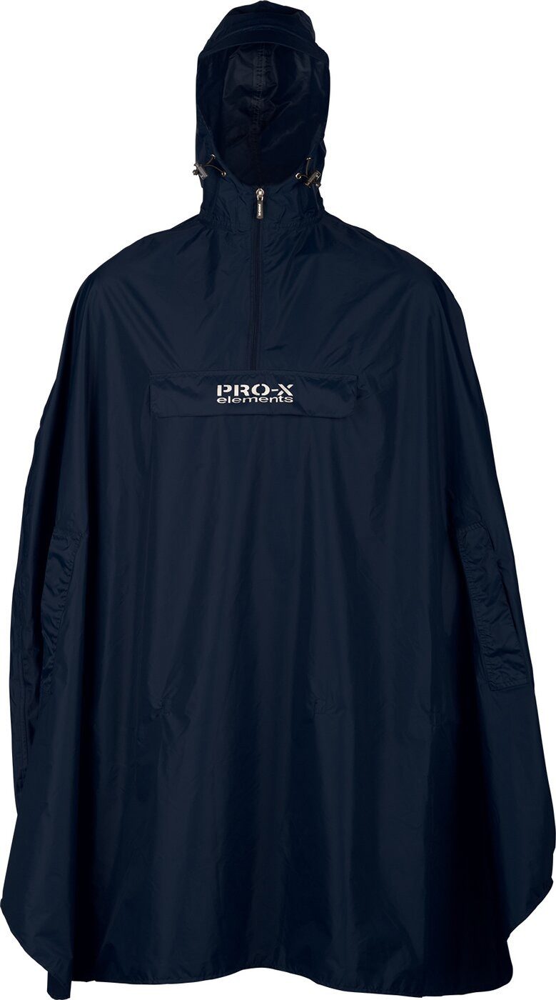 PRO-X ELEMENTS Regenjacke PASOFINO Rad-Poncho mit Armdurchgri 2 MARINE