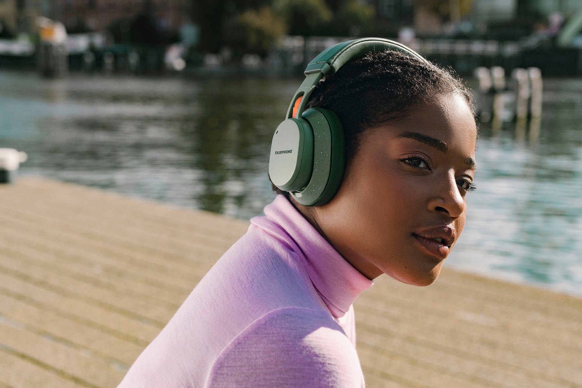 grün Cancelling Over-Ear-Kopfhörer (ANC), Noise (Active Bluetooth) Fairbuds XL Fairphone
