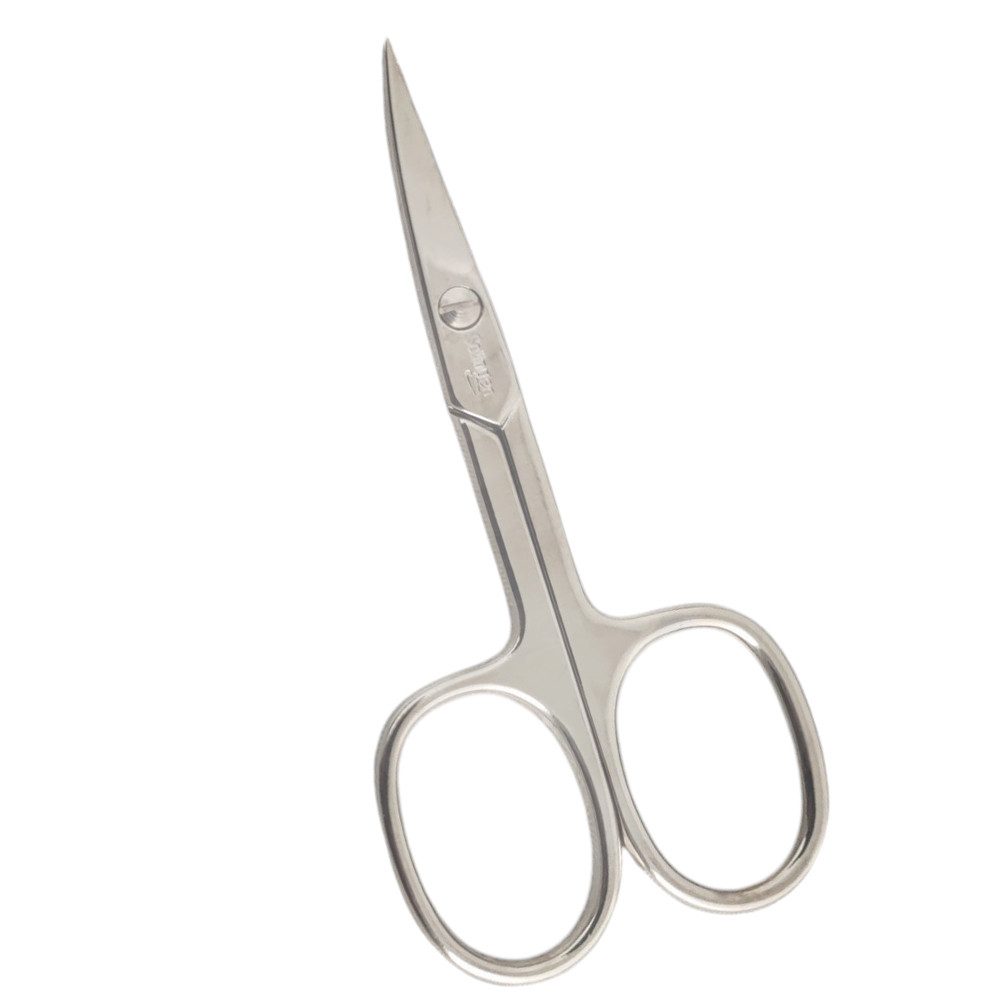 Solingen Nagelschere Solingen Nagelschere Edelstahl Chrom – Extra scharf mit gebogener, (1-tlg), gebogener Schnittfläche