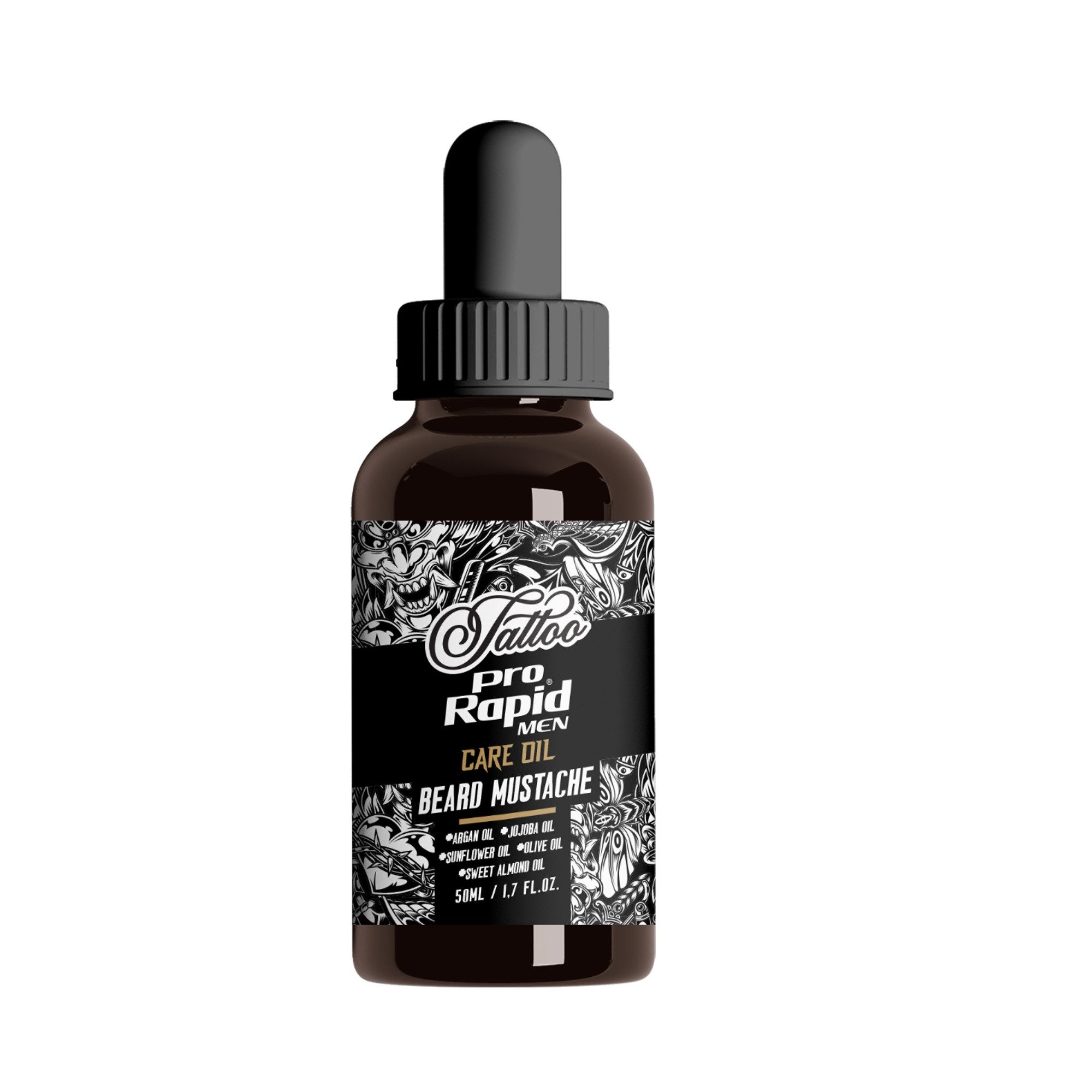 Pro Rapid Men Bartöl Pro Rapid BEARD & MUSTACHE CARE OIL 50 ML