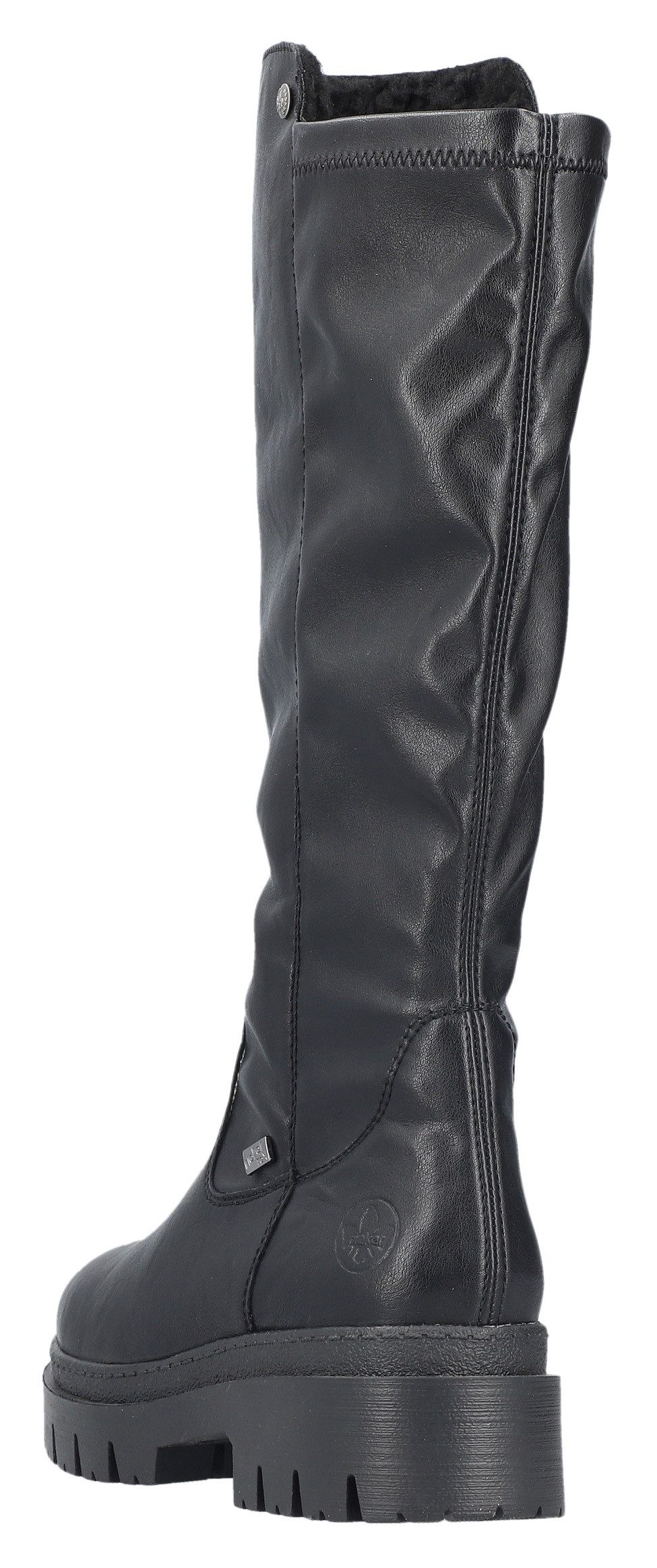 Rieker Winterstiefel Langschaftstiefel, Plateaustiefel mit Stretch günstig online kaufen