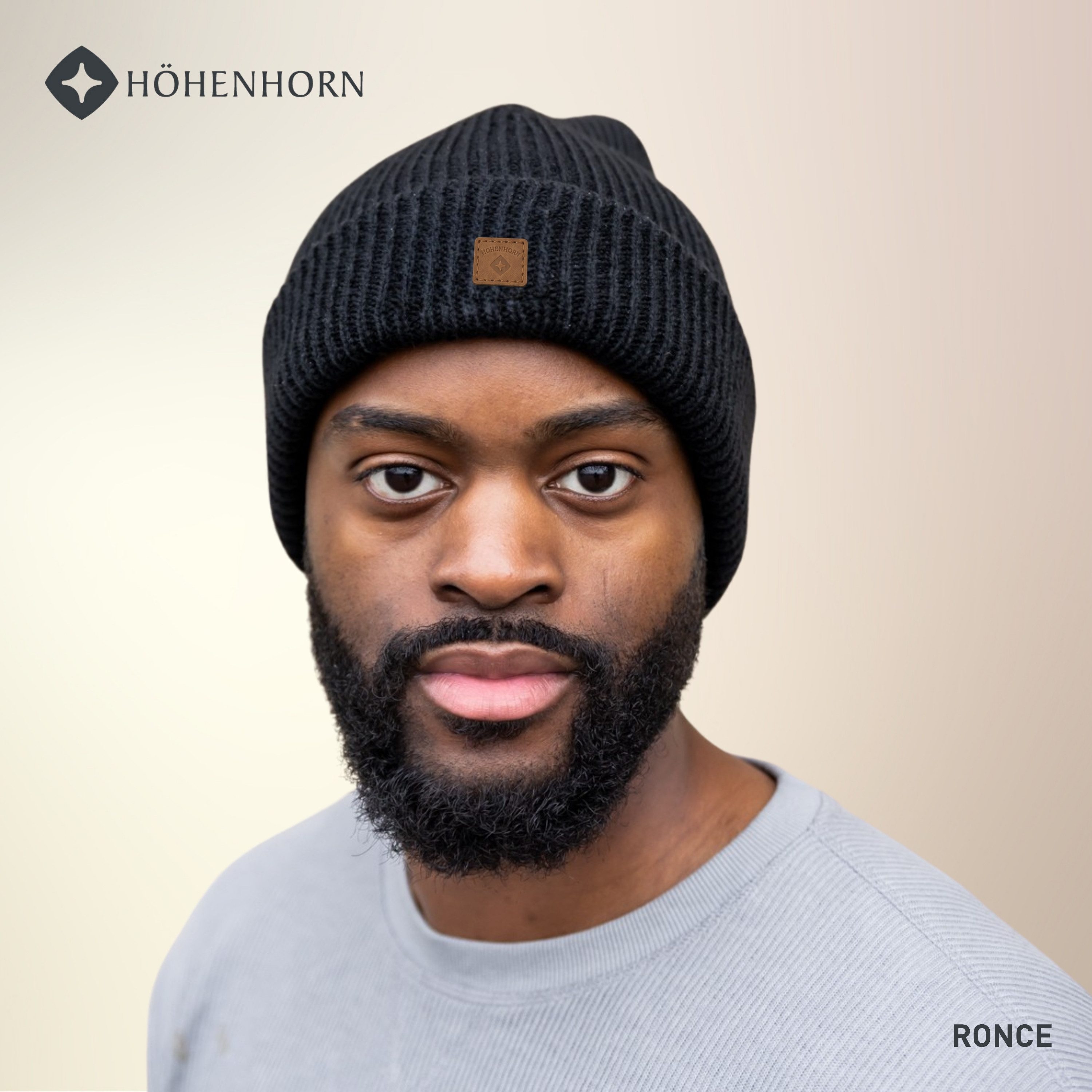 Höhenhorn Beanie Ronce Knitted Wintermütze Unisex Herren Damen Mütze Strickmütze – Bild 3 von 4
