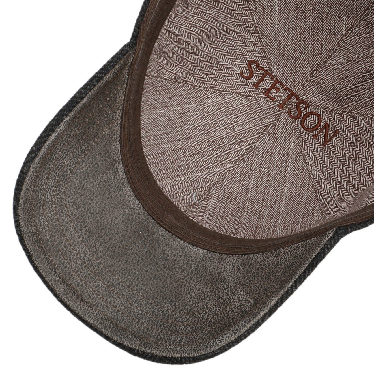 Stetson Baseball Cap (1-St) anthrazit geschlossen Baseballcap Hinten