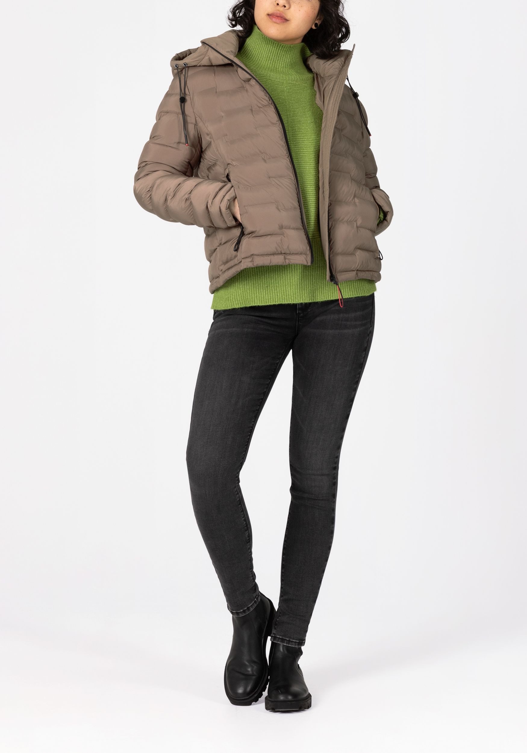 TIMEZONE Blouson Puffer- wasserabweisend recycelte Wattierung Short Bonded Jacket