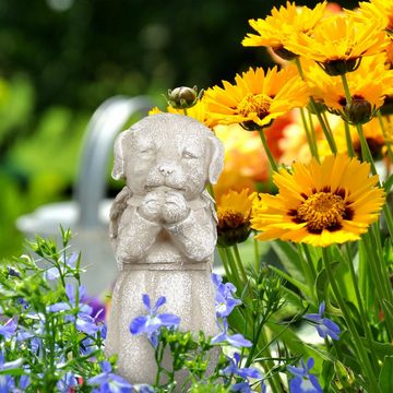 relaxdays Gartenfigur Grabschmuck für Hunde