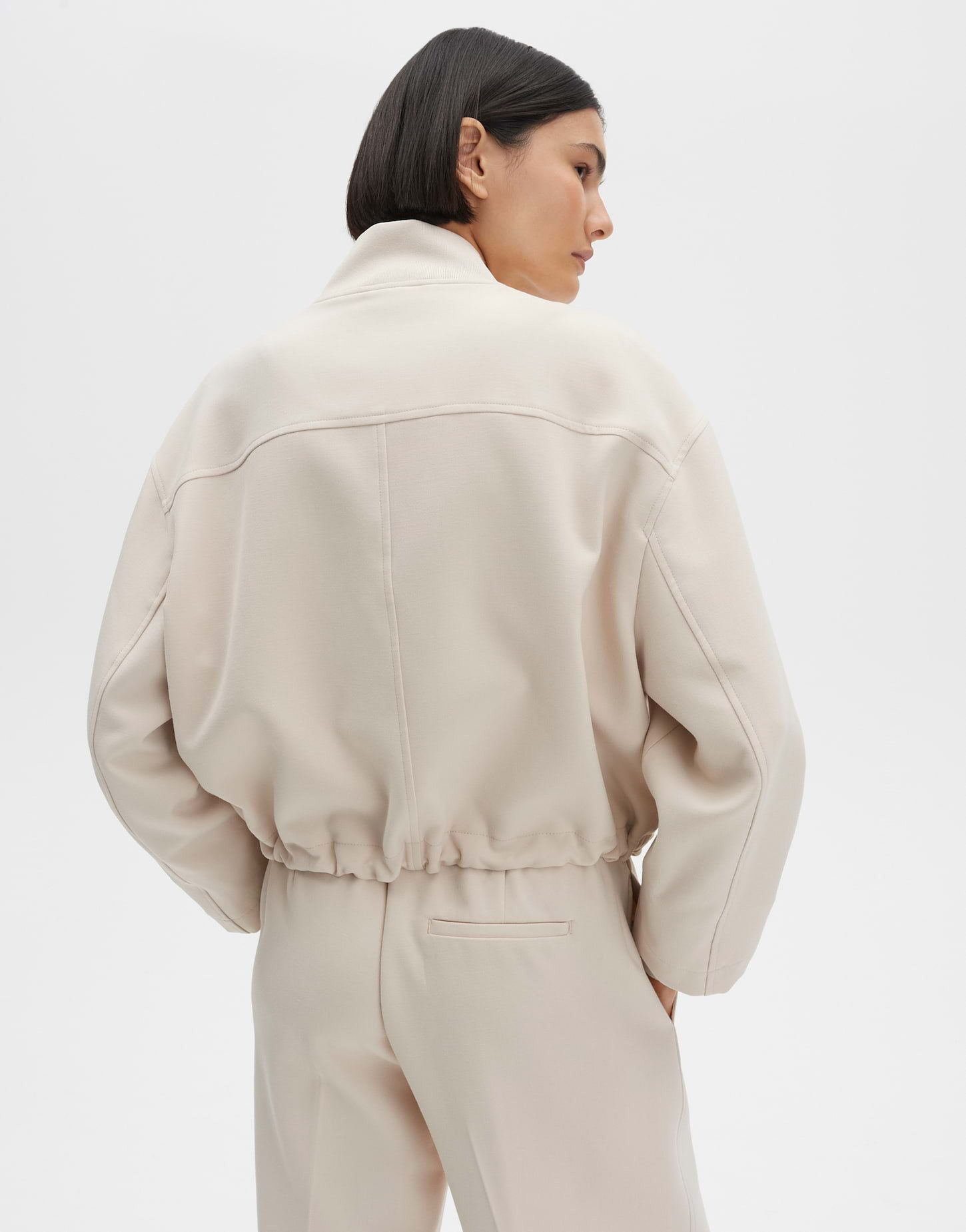 someday Jackenblazer NAYKE Regular mit Ballonsaum ovaler Schnitt, dezente Struktur, elastischer Rippbund