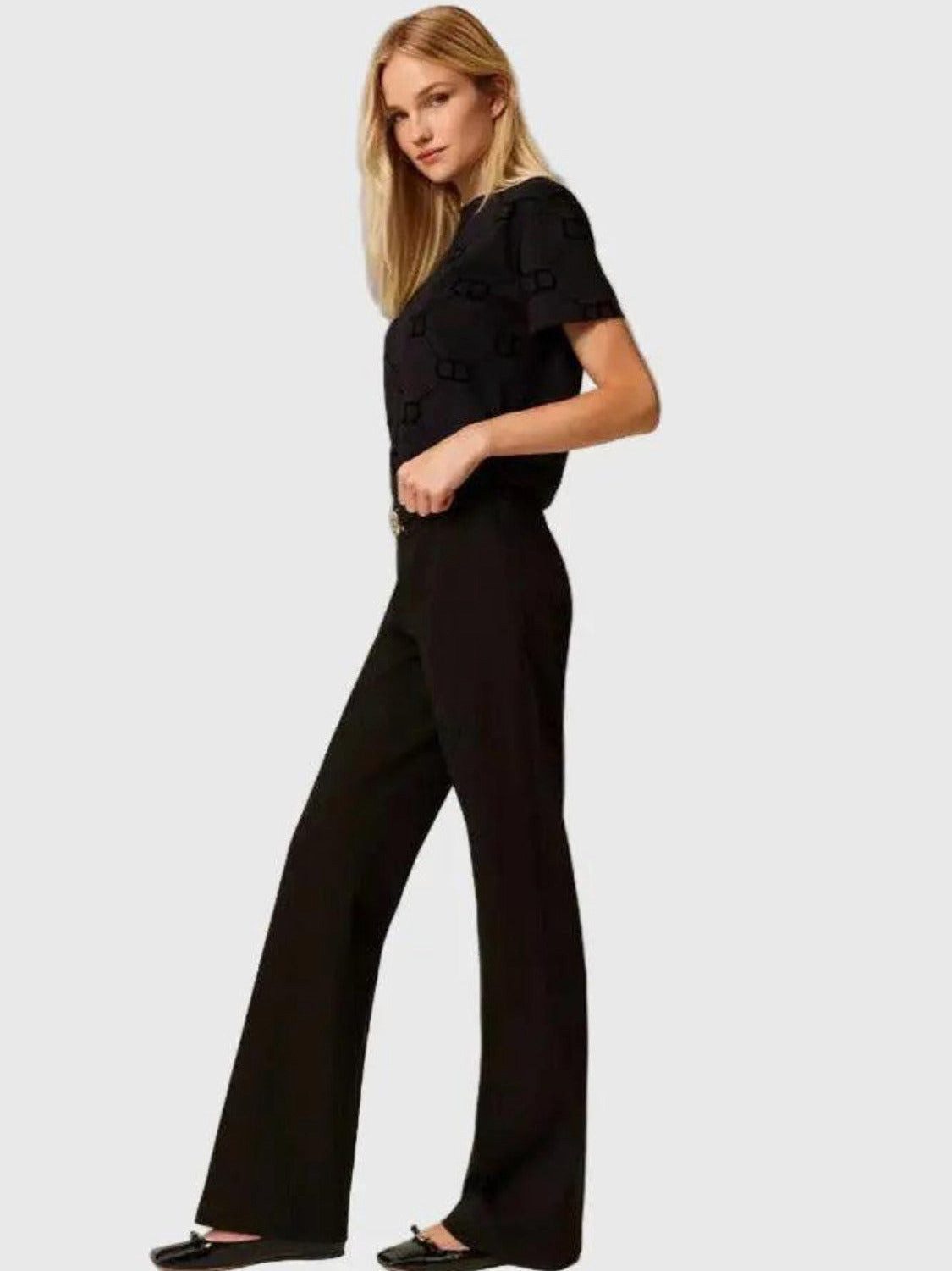 TWINSET Anzughose Gerade geschnittene Hose