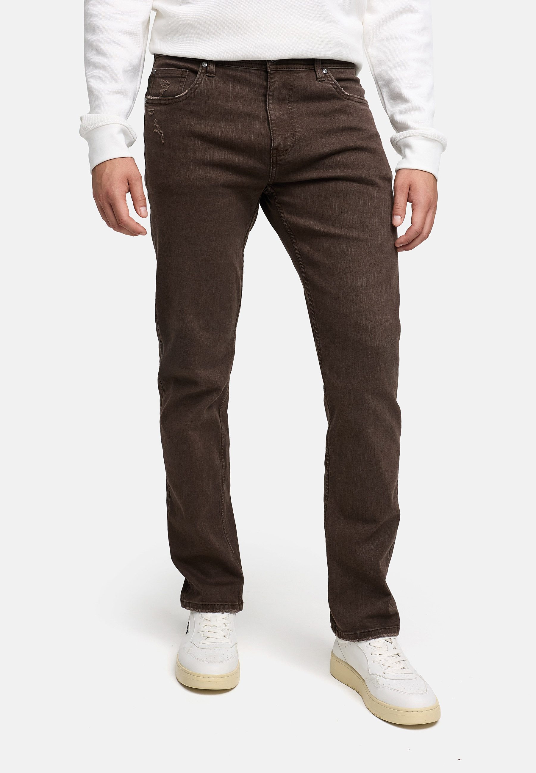 Indicode Regular-fit-Jeans Herren INDankos Jeanshose Hose Herrenhose Herren günstig online kaufen