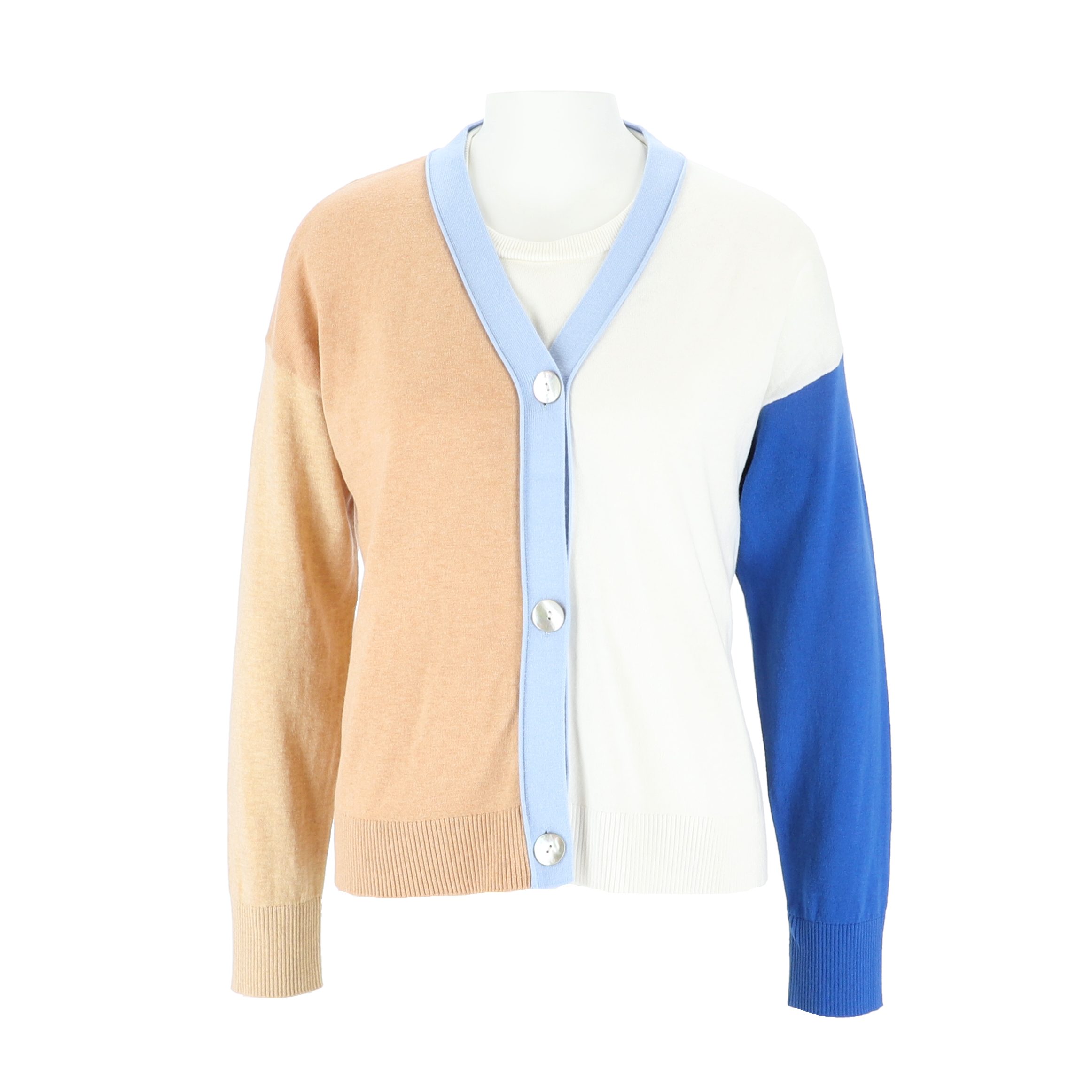 halsüberkopf Accessoires Strickjacke Color-Block aus hochwertigem günstig online kaufen