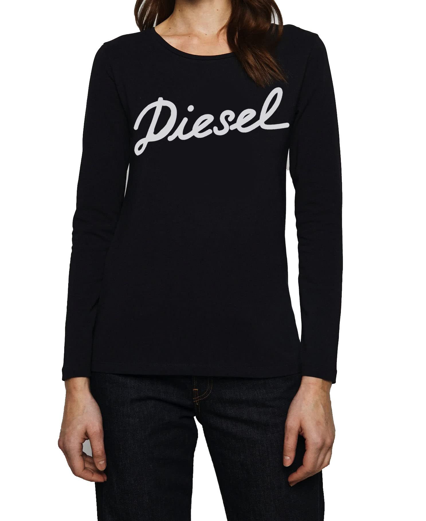 Diesel Longsleeve Diesel T-Sily-Simo Maglietta Damen T-Shirt