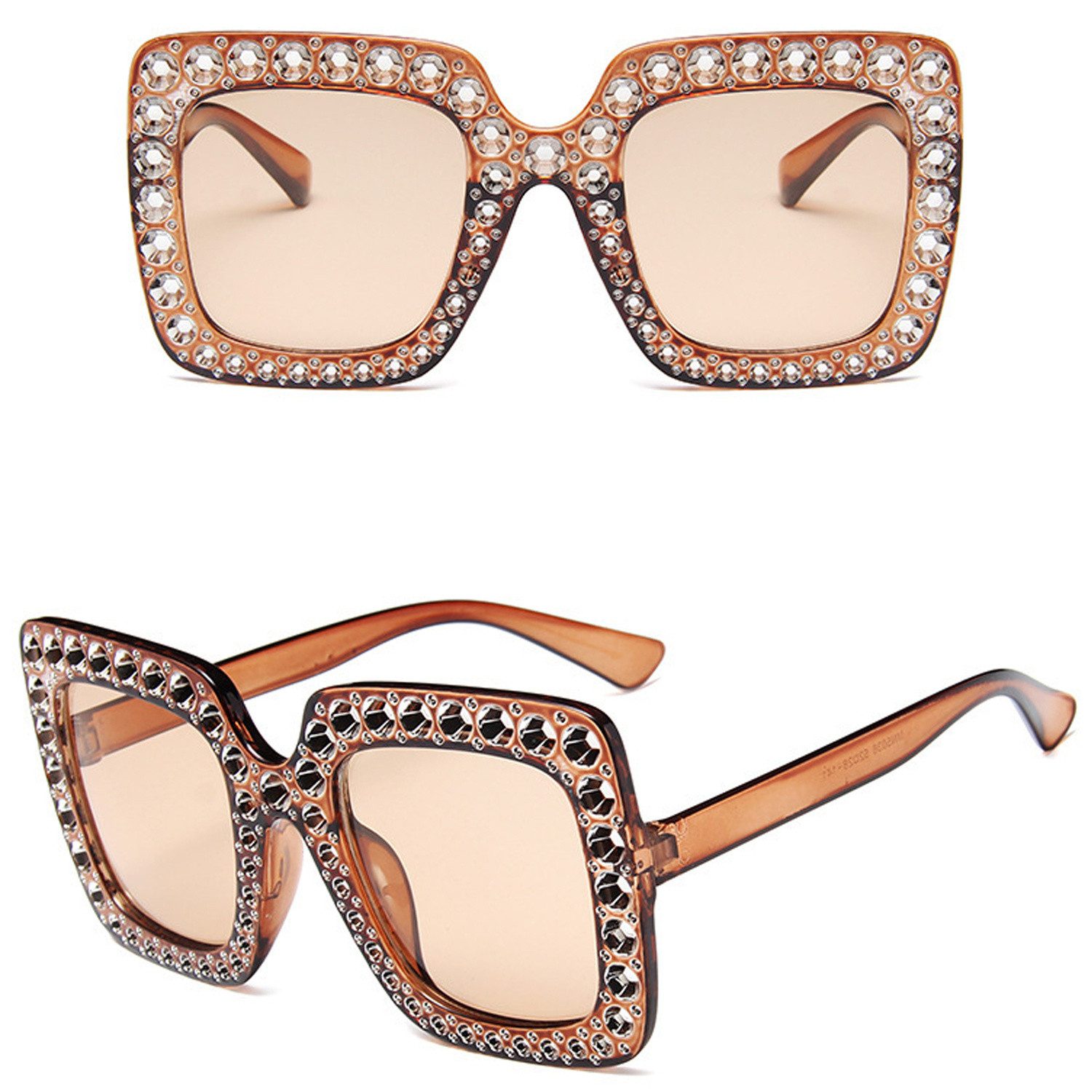 autolock Sonnenbrille Kristall Sonnenbrille Damen, Square günstig online kaufen