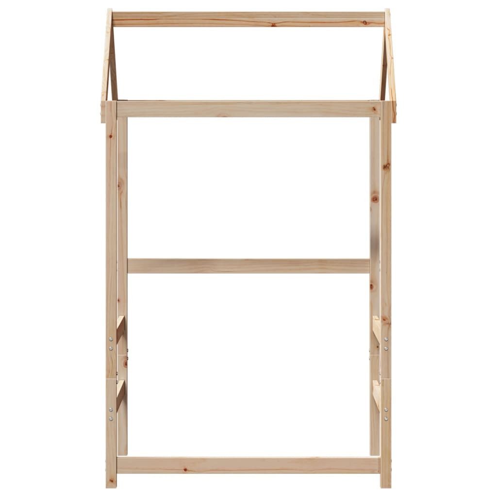 vidaXL Betthimmel Dach für Kinderbett 118x70x176,5 cm Massivholz Kiefer
