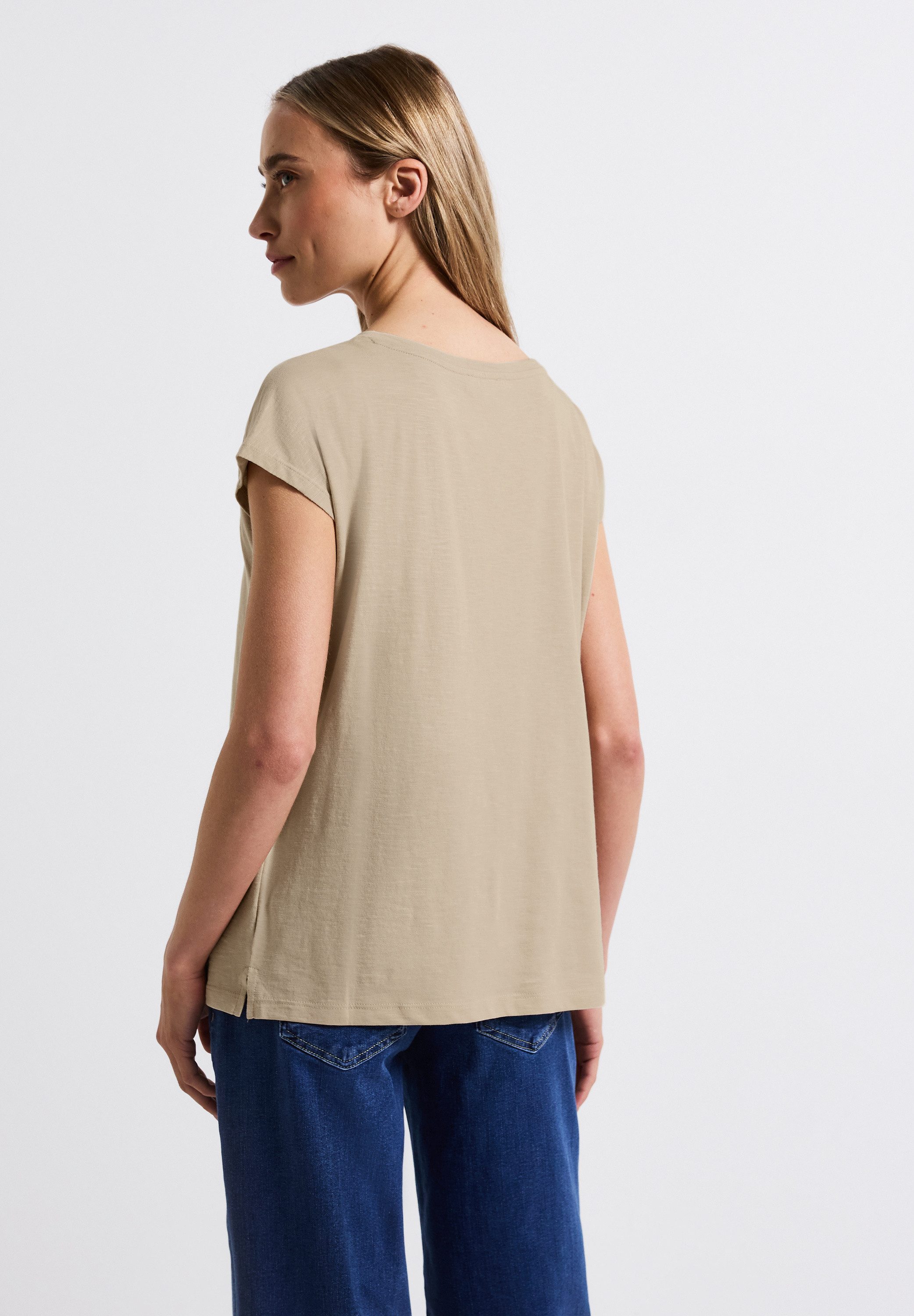 STREET ONE Shirttop mit Raffung
