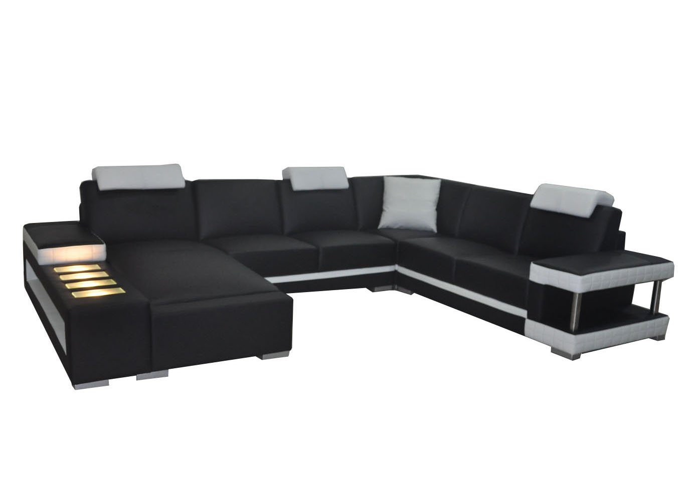 JVmoebel Ecksofa Designer Made Couch Europe Modern in Neu, Premium schwarz Ecksofa Eck xxl