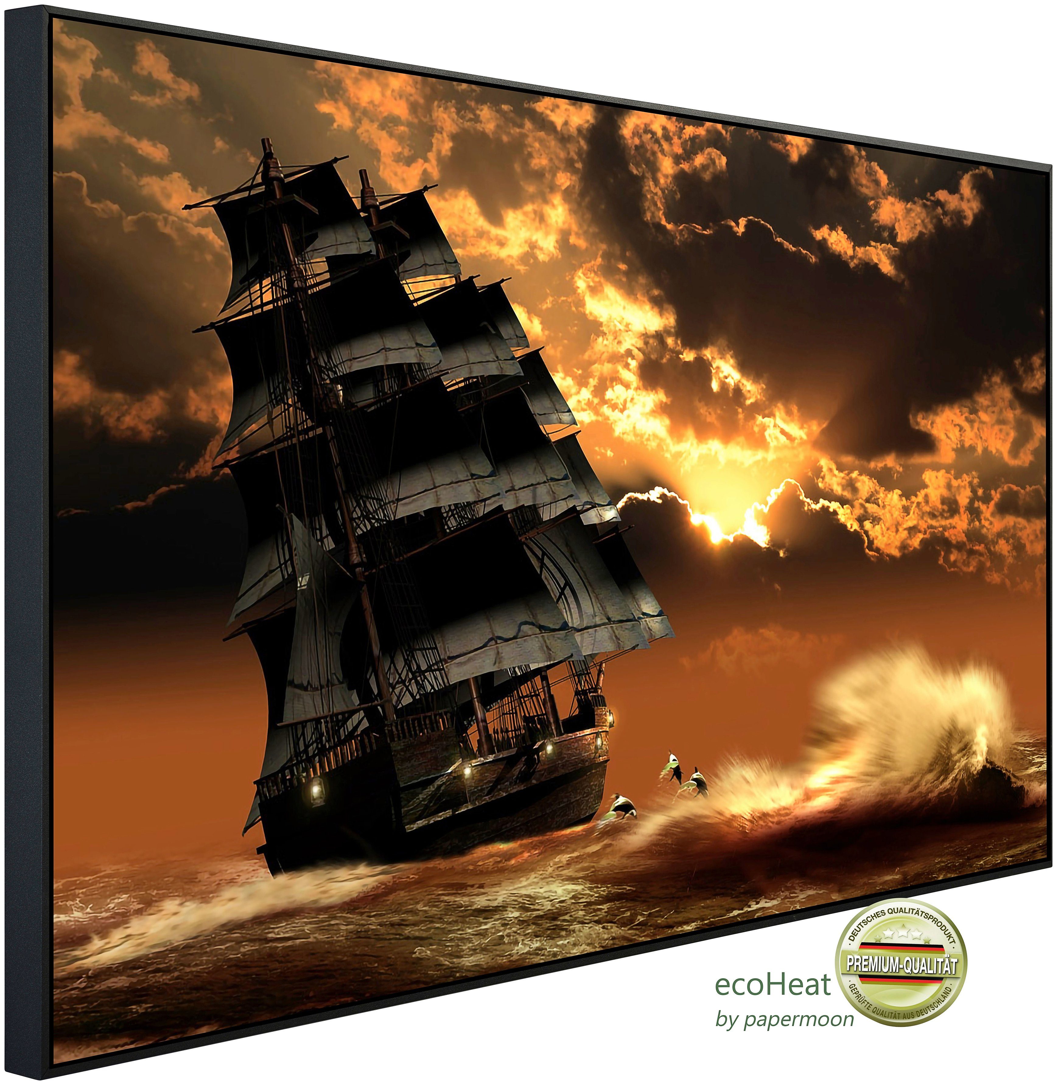 Papermoon Infrarotheizung Schiff, sehr angenehme Strahlungswärme