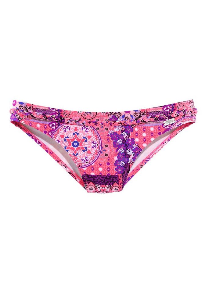 Bademode - Buffalo Bikini Hose »Shari«, mit geflochtenem Ziergürtel › rosa  - Onlineshop OTTO