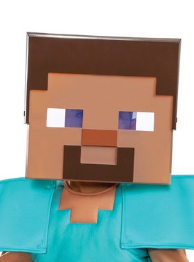 Metamorph Kostüm Minecraft - Steve Kostüm für Kinder, Das Kostüm für mehr Pixel im Real Life!