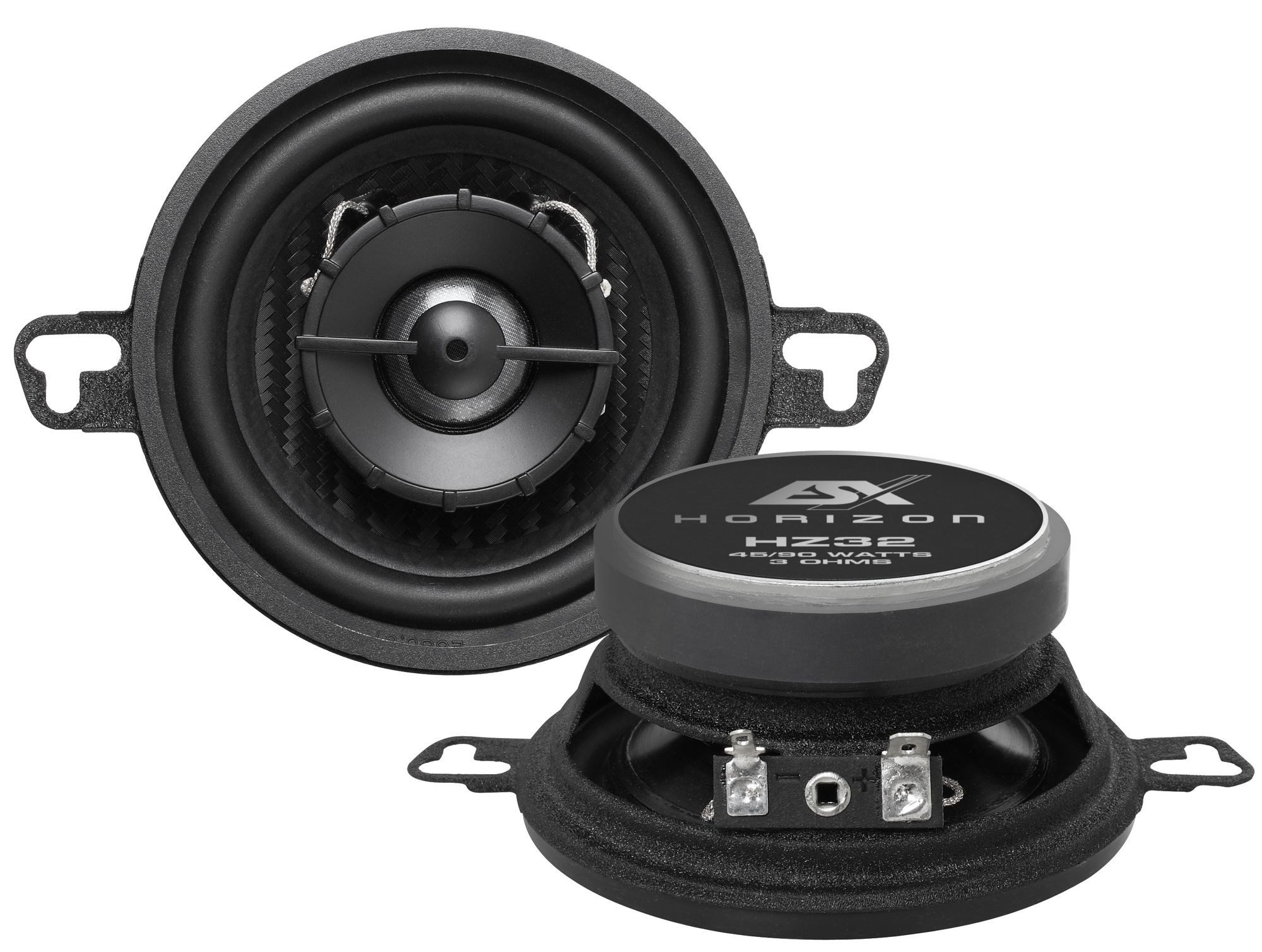 ESX HZ32 87 mm 2-Wege Koax Lautsprecher Boxen HZ 32 Auto-Lautsprecher (45 W)