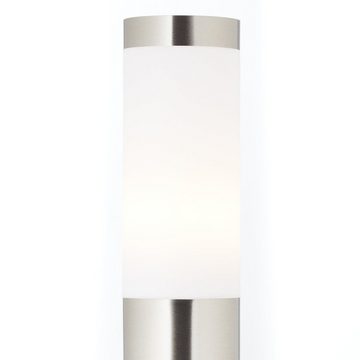 Lightbox Außen-Stehlampe, Bewegungsmelder, Geeignet für LED-Leuchtmittel, Außen Sockelleuchte, 45 cm Höhe, Bewegunsmelder, E27, IP44, Metall