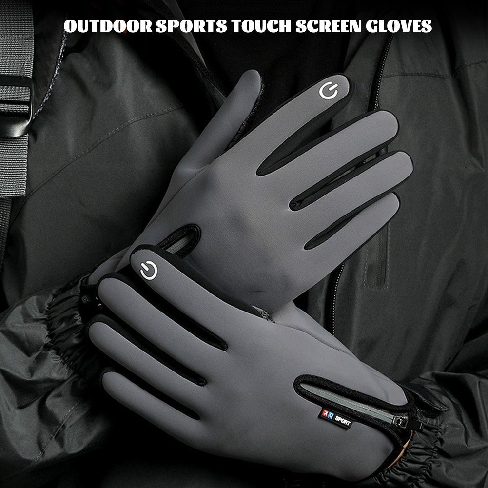 Touchscreen-Motorradhandschuhe black Mit XL Fahrradhandschuhe Blusmart