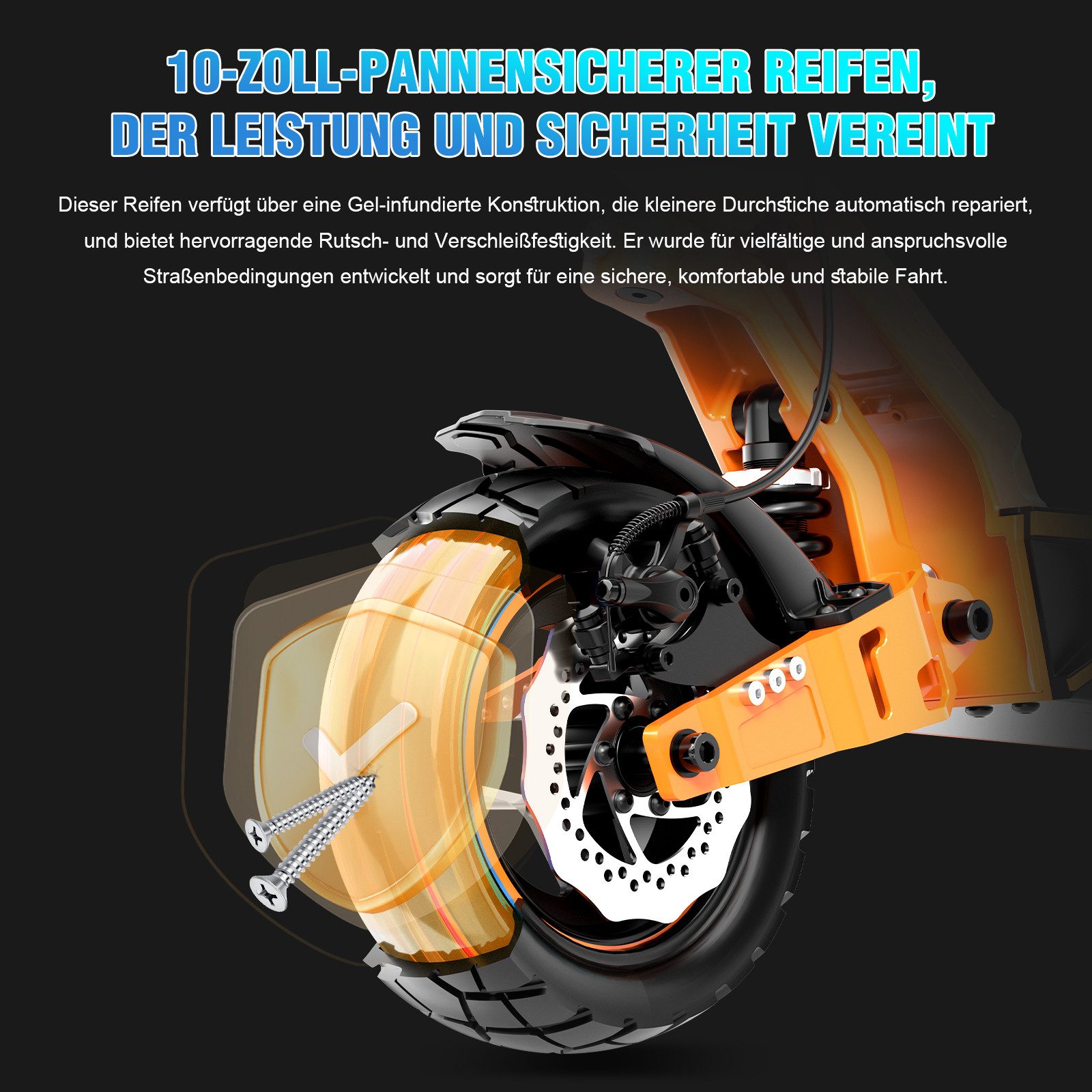 RCB E-Scooter D7/D7 PRO ABE (Ultra), NFC/Blinker/APP, 90-120KM Reichweite, 500,00 W, 20 km/h, Maximale Leistung: 1600 W, 26% Steigung