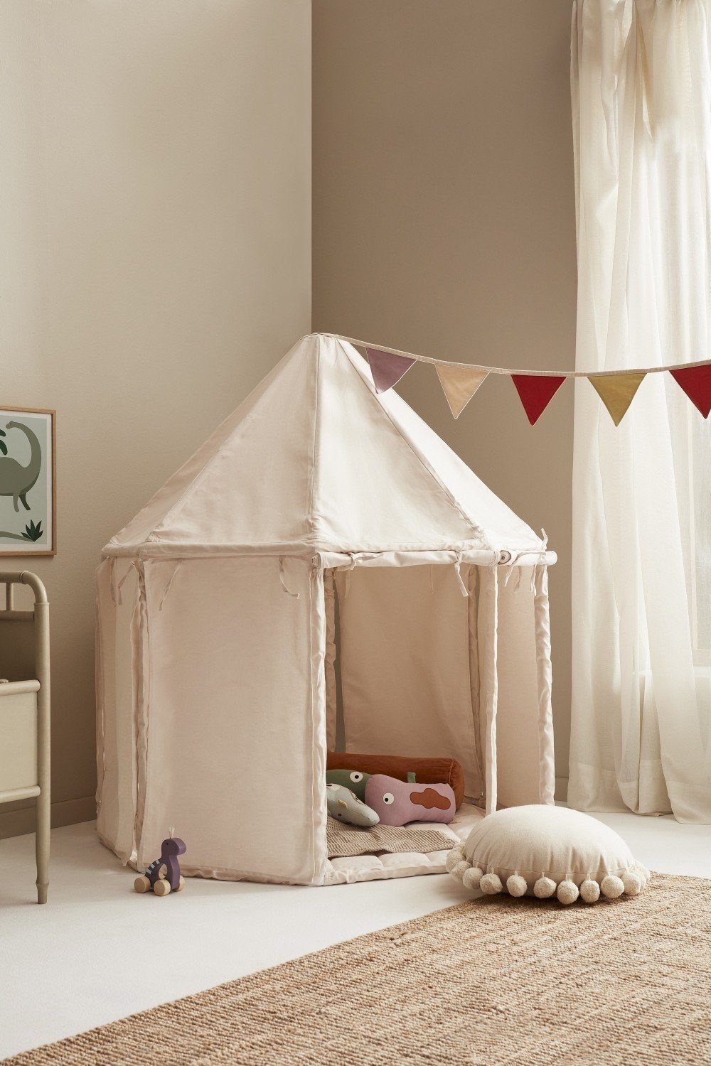 Kids Concept Spielzelt Spielzelt Pavillion Zelt, 142 cm hoch – Bild 4 von 4