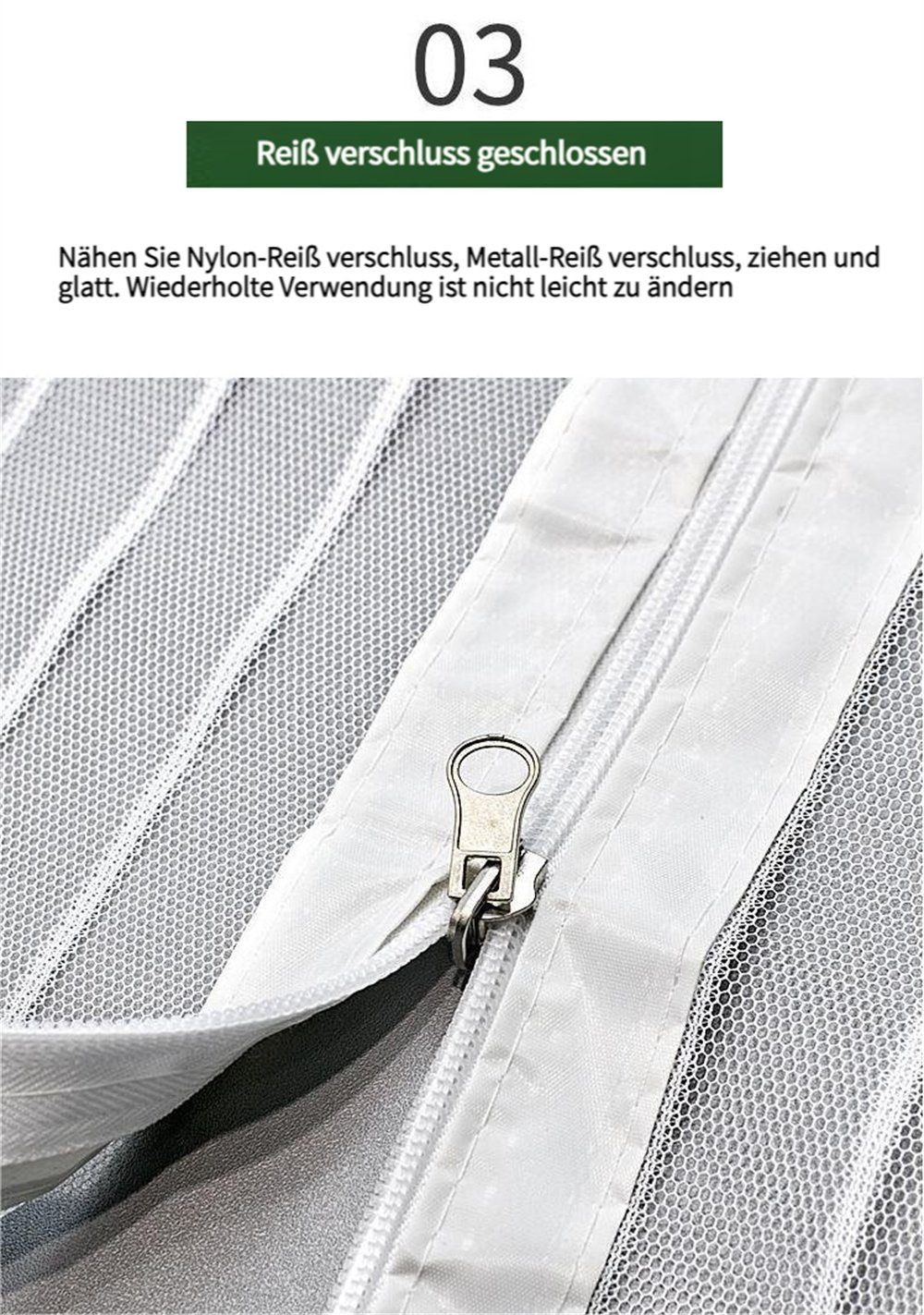 einfache Fliegengitter-Insektenvorhang Reißverschluss Rouemi Reinigung Insektenschutz-Vorhang mit