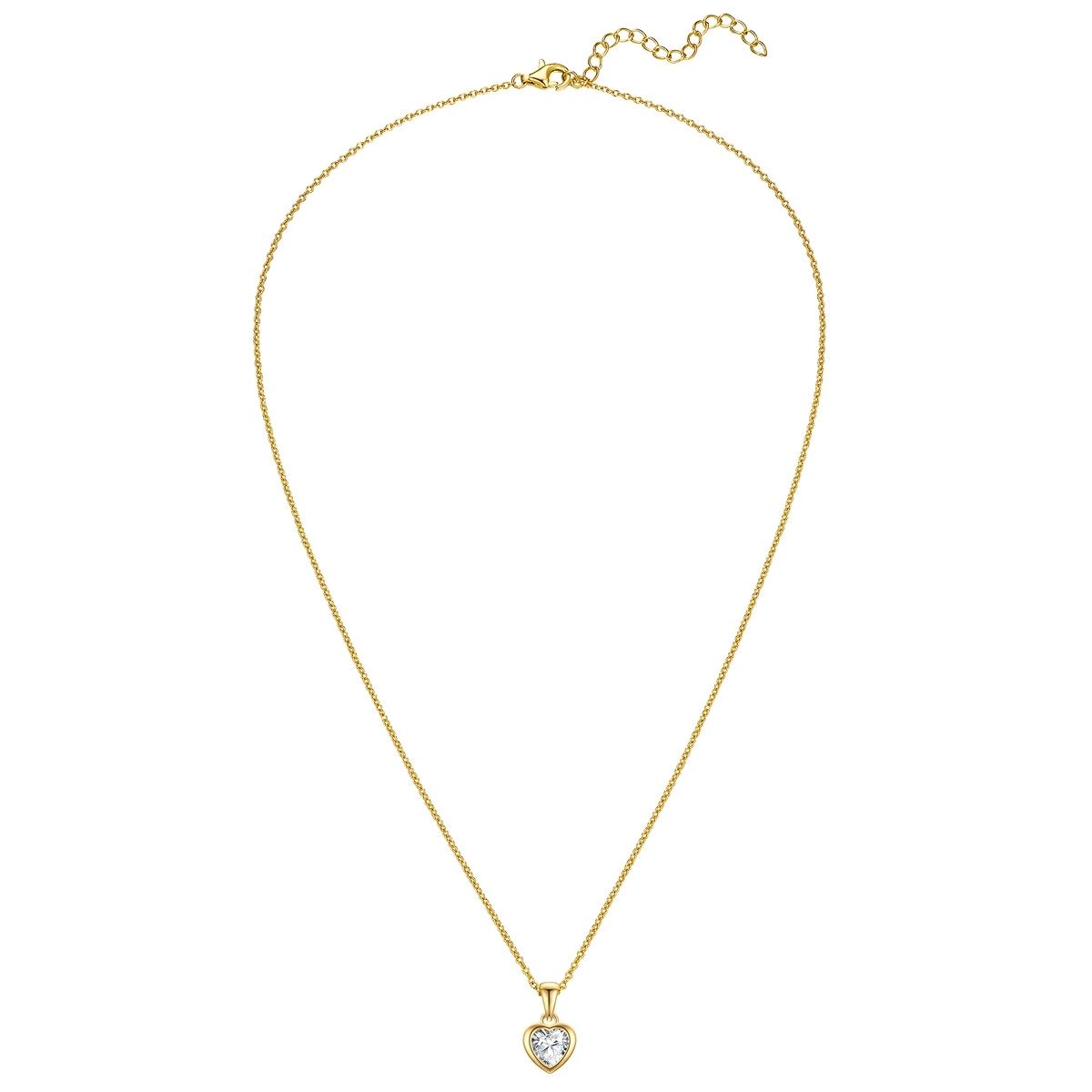 Rafaela Donata Kette mit Anhänger RD5035 (1-tlg), mit Herz günstig online kaufen