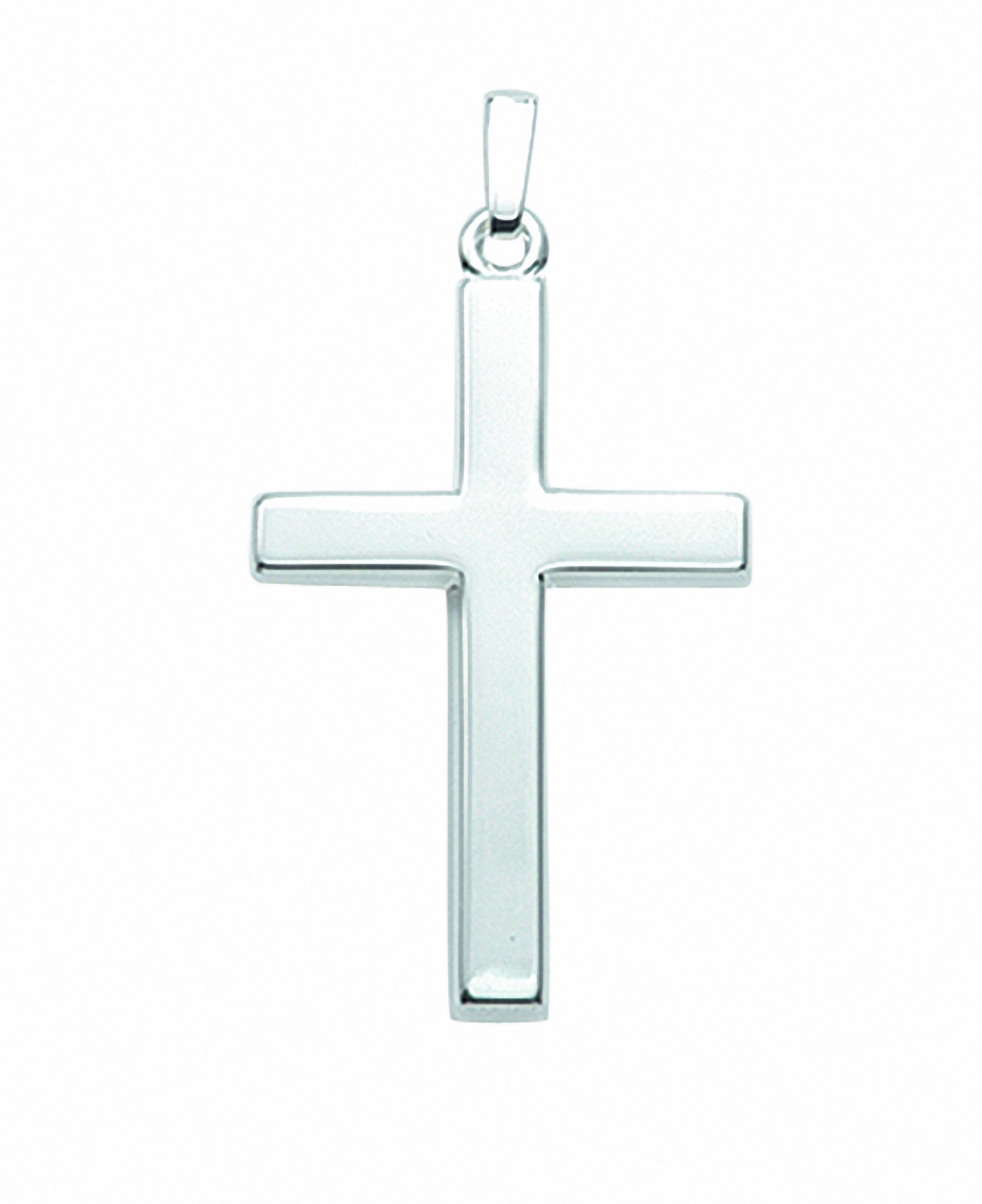 Adelia´s Kette mit Halskette mit - Anhänger 925 Schmuckset Kreuz Anhänger, Silber Set