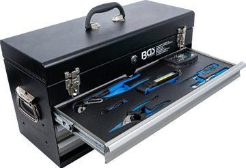 BGS technic Werkzeugset BGS 3350 Elektriker Werkzeugkoffer aus Metall mit 3 Schubladen 147 Werkzeuge, (147-St), inkl. Aufbewahrungskoffer