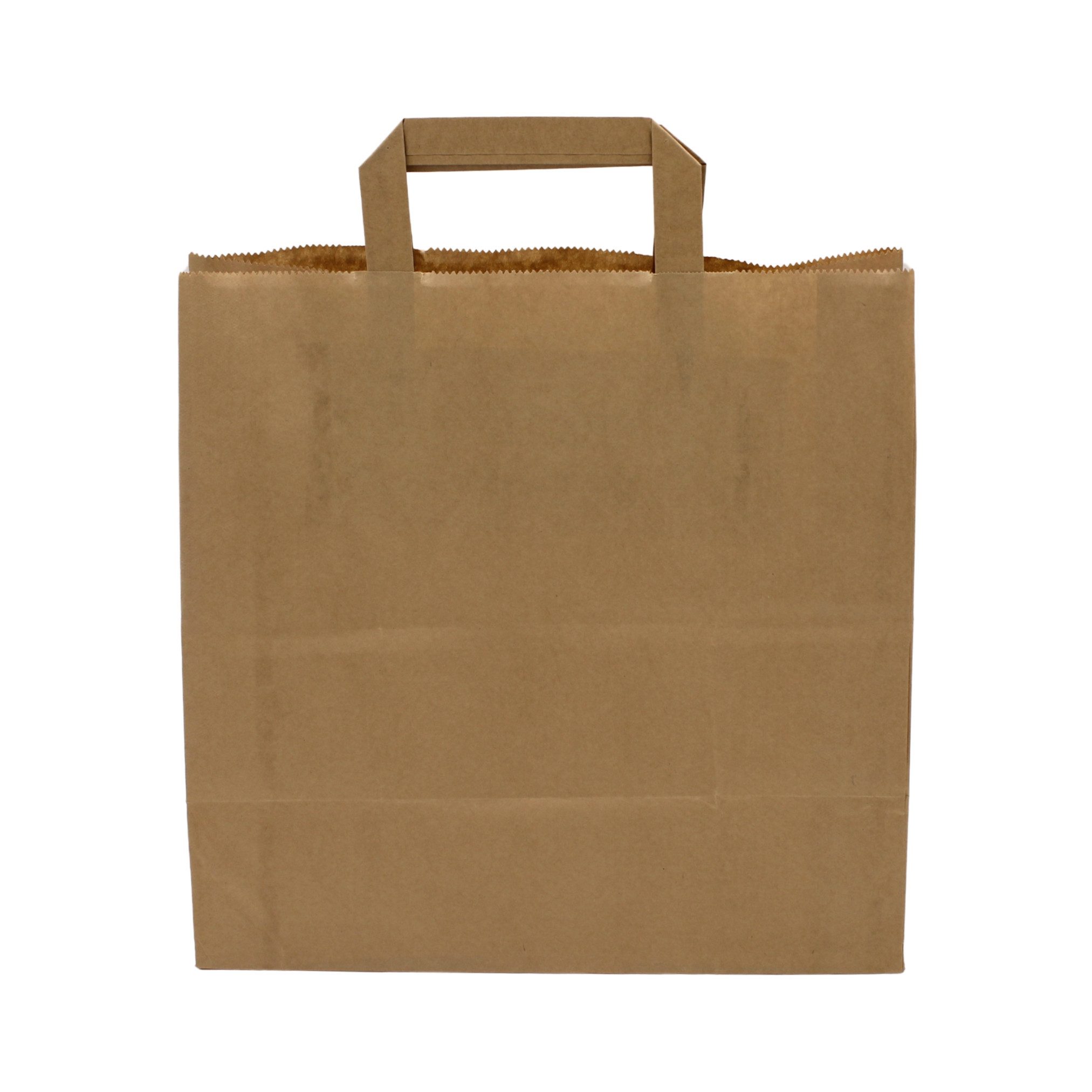 Packen24 GmbH Tragetasche Papiertaschen 28 x 15 x 28 cm 70 g/m² mit Henkel Tragetasche (50-tlg)