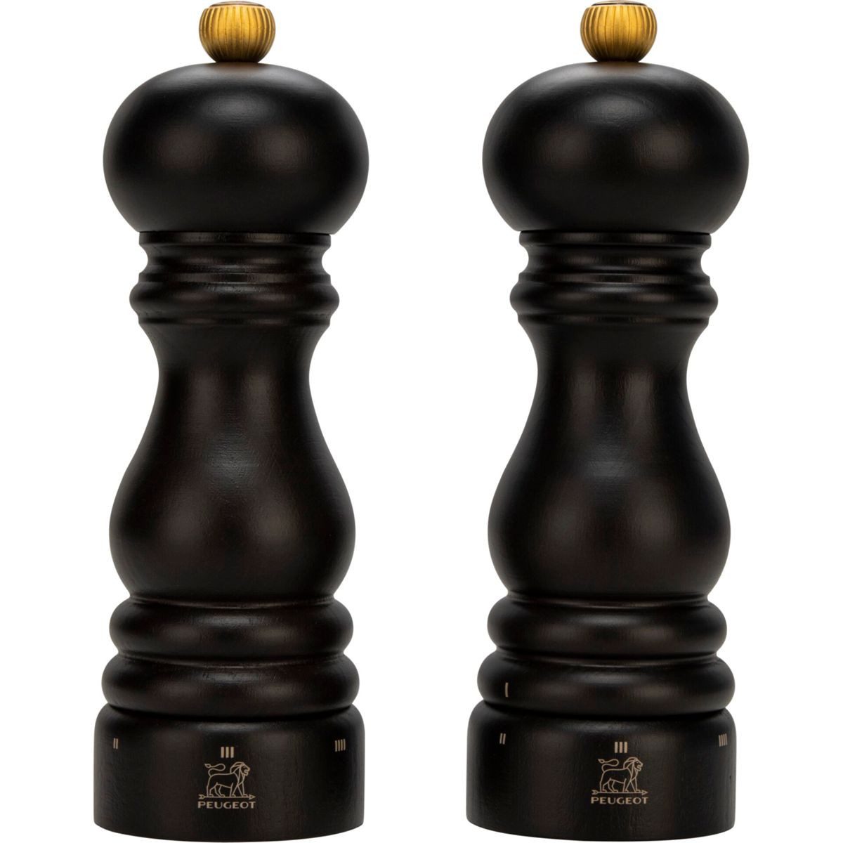 PEUGEOT Gewürzmühle Paris Pfeffer- und Salz- mühle 18cm Duo chocolate