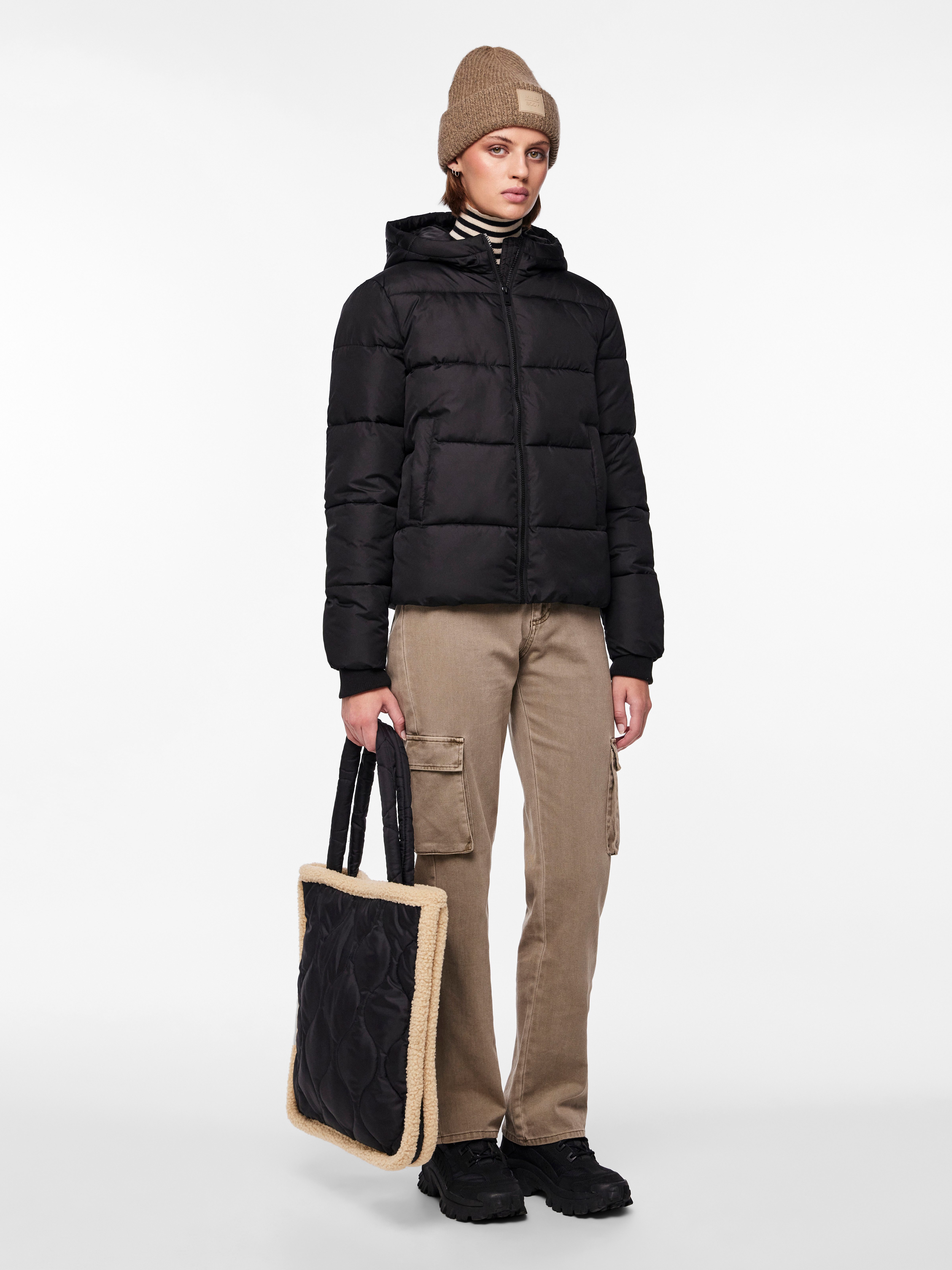 pieces Steppjacke PCBEE NEW SHORT PUFFER JACKET NOOS BC Kunstfaser