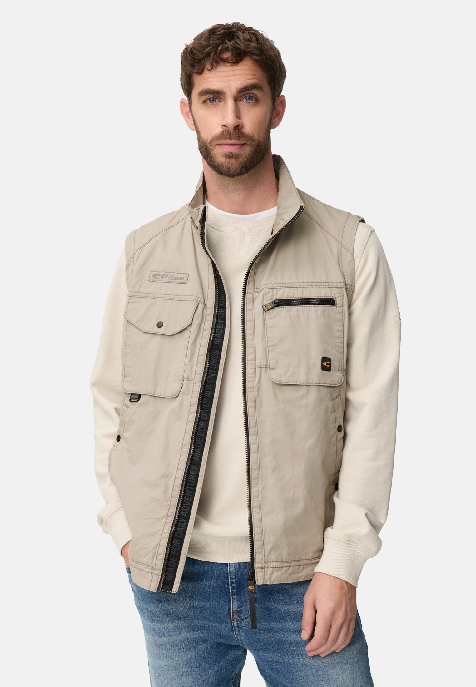 camel active Funktionsweste Outdoor Weste mit Innentaschen ärmellos Weste_Outdoor-Weste
