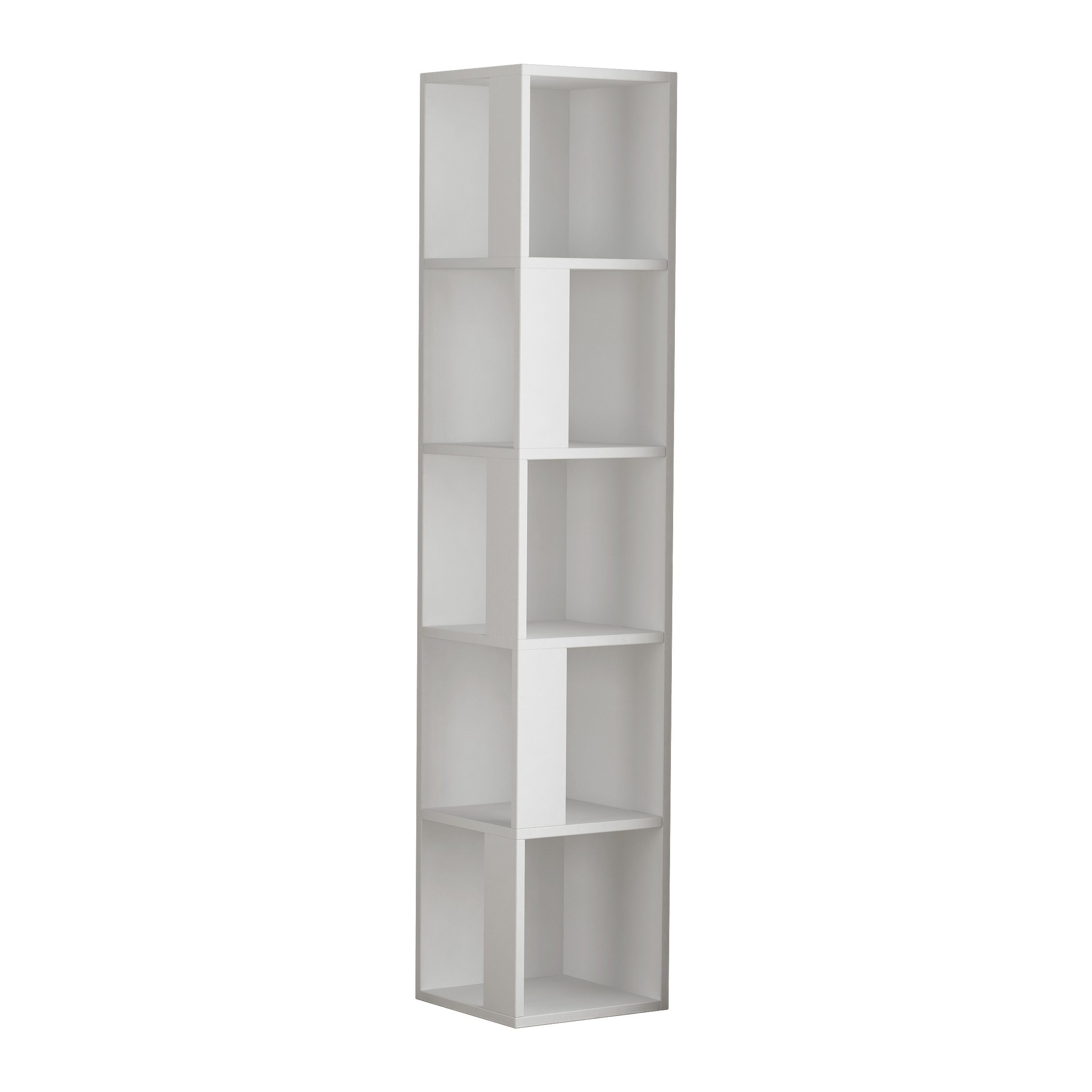 Decortie Bücherregal Piano, Modernes Eck-Bücherregal Vitrine, günstig online kaufen