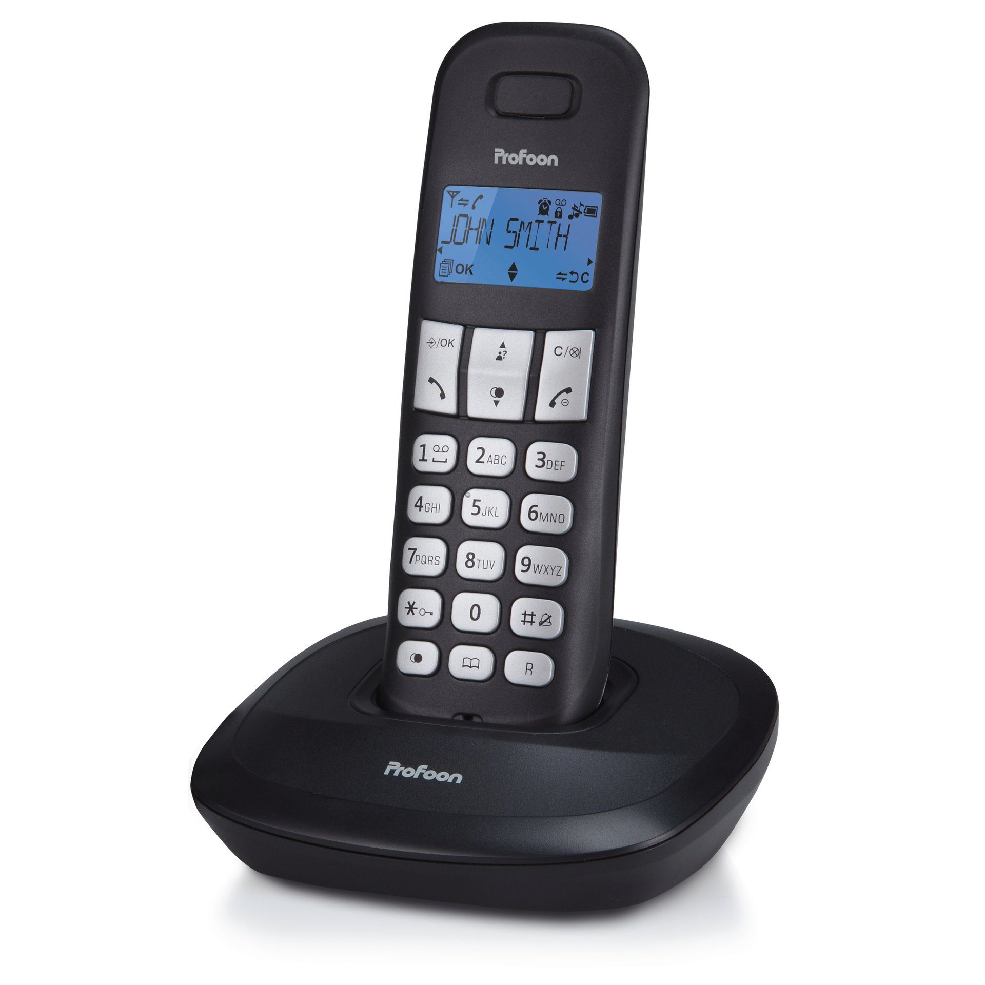 Profoon PDX-1100 - DECT-Telefon mit 1 Mobilteil Schnurloses DECT-Telefon