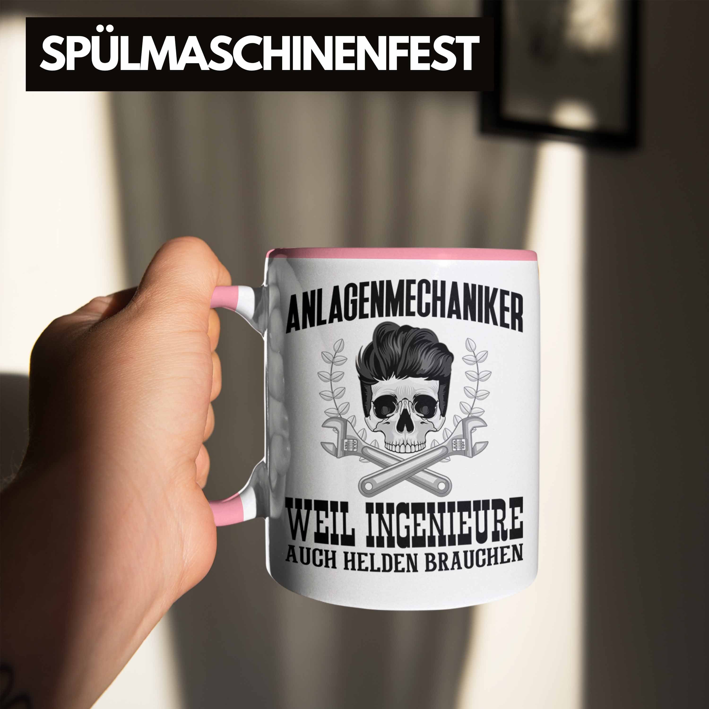 Trendation Tasse Geschenk Weil Rosa Ingenieure Männer Spruch Tasse Anlagenmechaniker He Auch