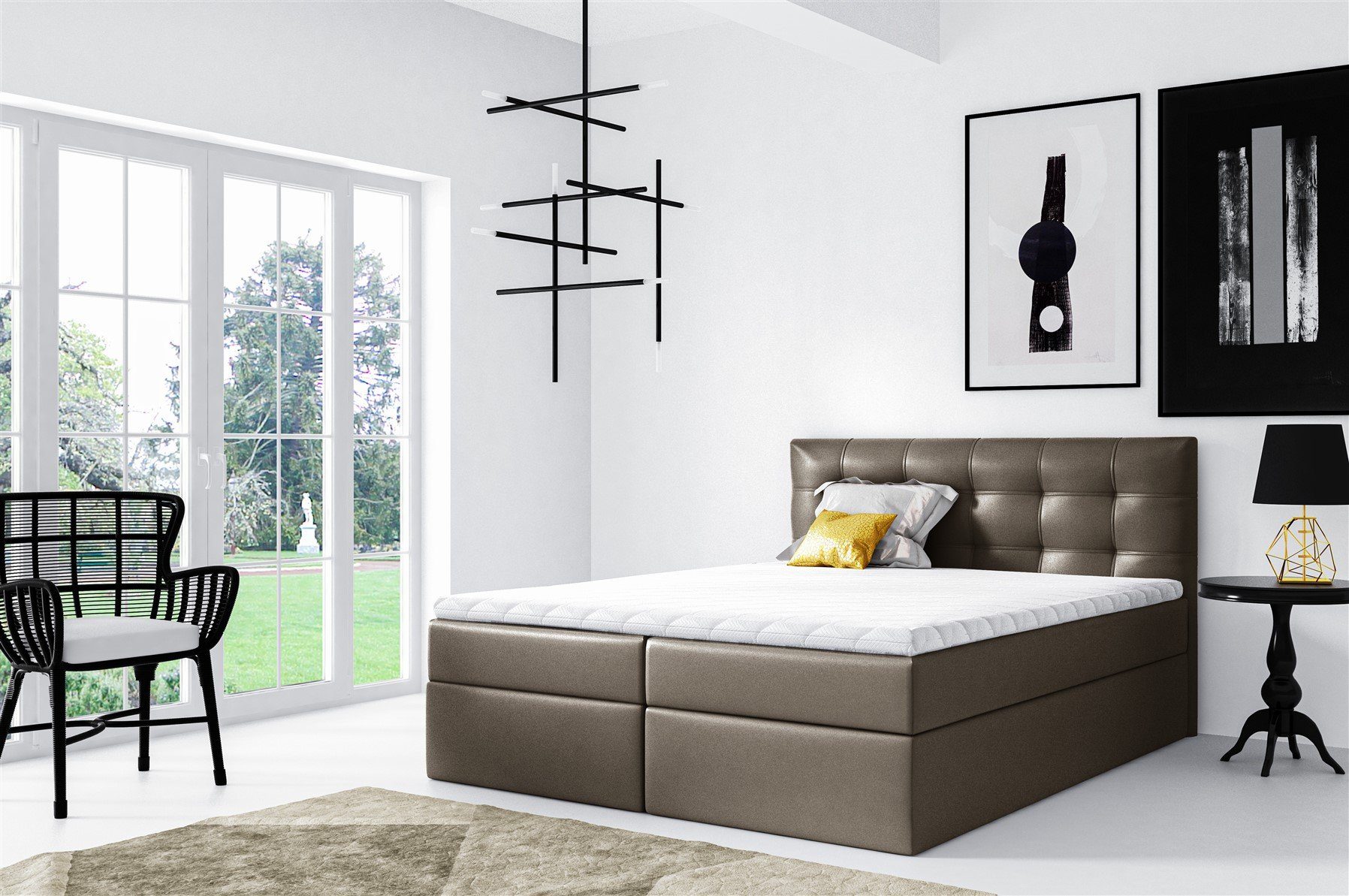 Fun Möbel Boxbett Schlafzimmerbett OVIEDO XL günstig online kaufen