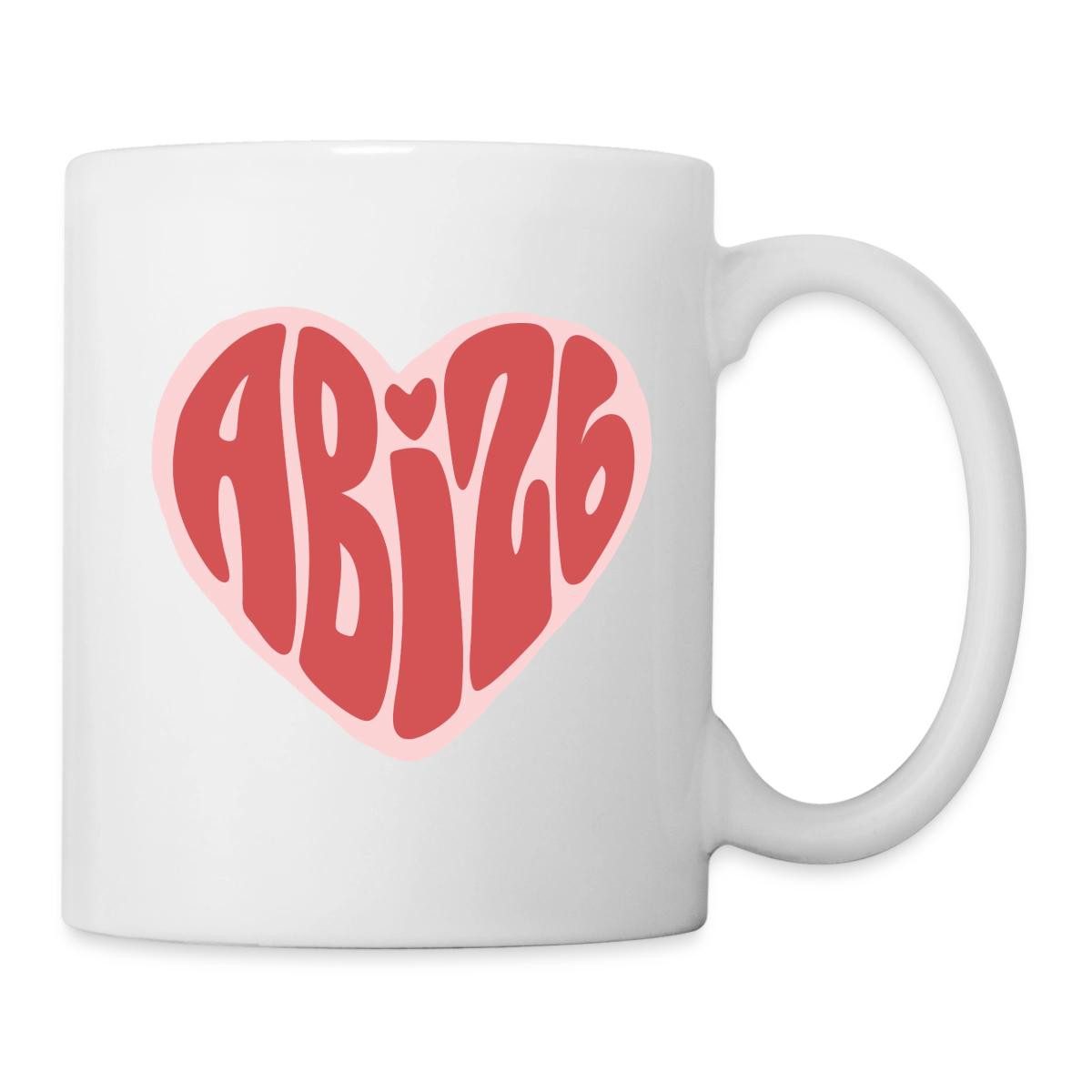 Spreadshirt Tasse Abi 2026 Abschluss Jahrgang Tasse, Keramik