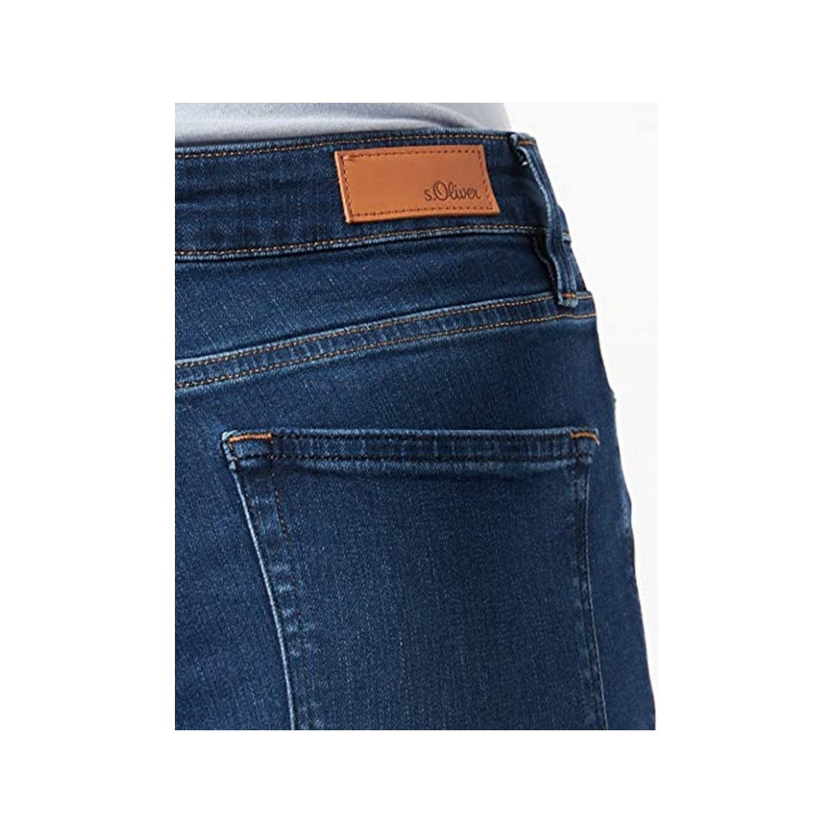 s.Oliver dunkel-blau 5-Pocket-Jeans (1-tlg)