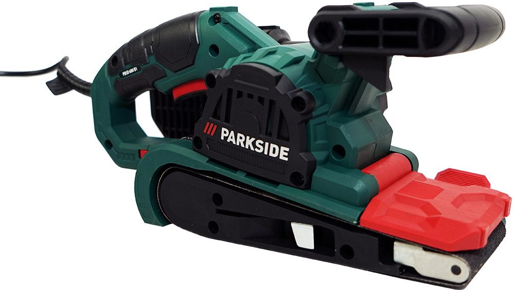 Parkside Шлифовальный станок Dragster PBSD 600, 600W, Band Шлифовальный станок, Schleifmaschine, max. 560,00 U/min, 250,00 m/min, Optimaler Bandlauf durch manuelle Feinjustierung