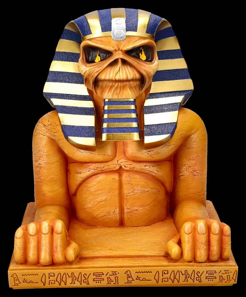 Figuren Shop GmbH Dekofigur Iron Maiden Figur - Powerslave Büste - Merchandise Dekofigur Deko