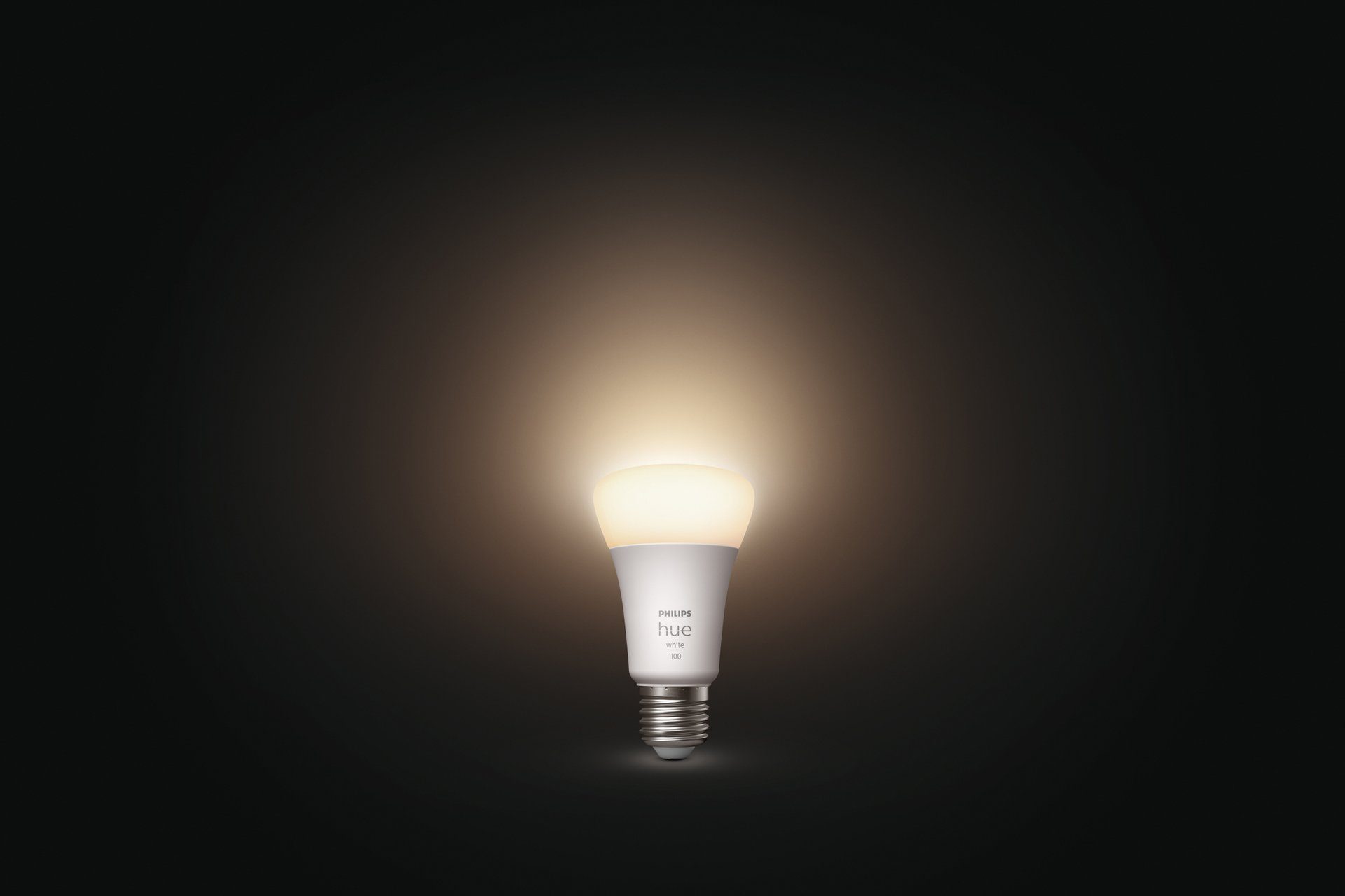 Philips Hue LED-Leuchtmittel 1 White 1050lm 75W, E27, Einzelpack E27 Warmweiß St