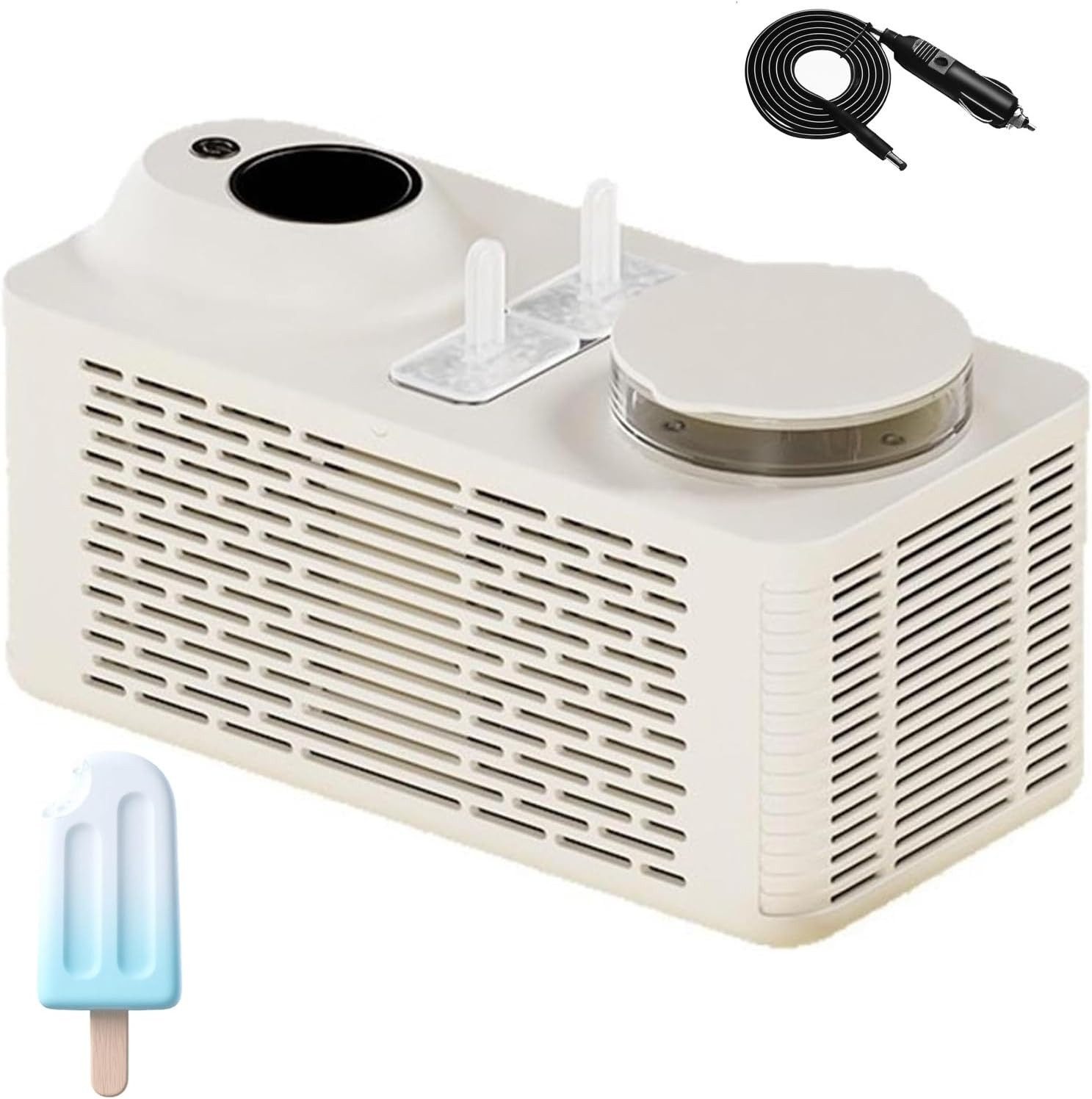 FELIXLEO Eiswürfelmaschine Mini Eis am Stiel Maker Popsicle Form Camping Zuhause Reise