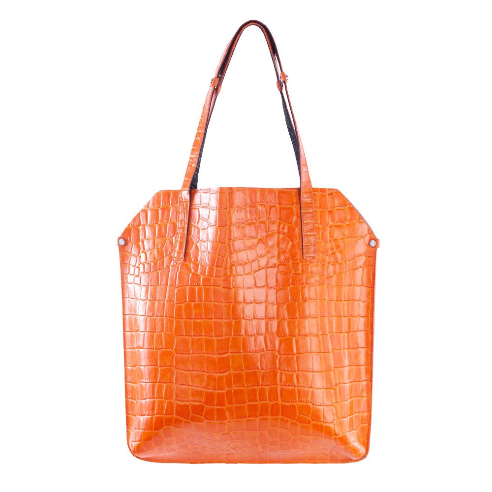 VOLKER LANG Shopper JOY - Mittelgroße Lederbeuteltasche ohne Futter